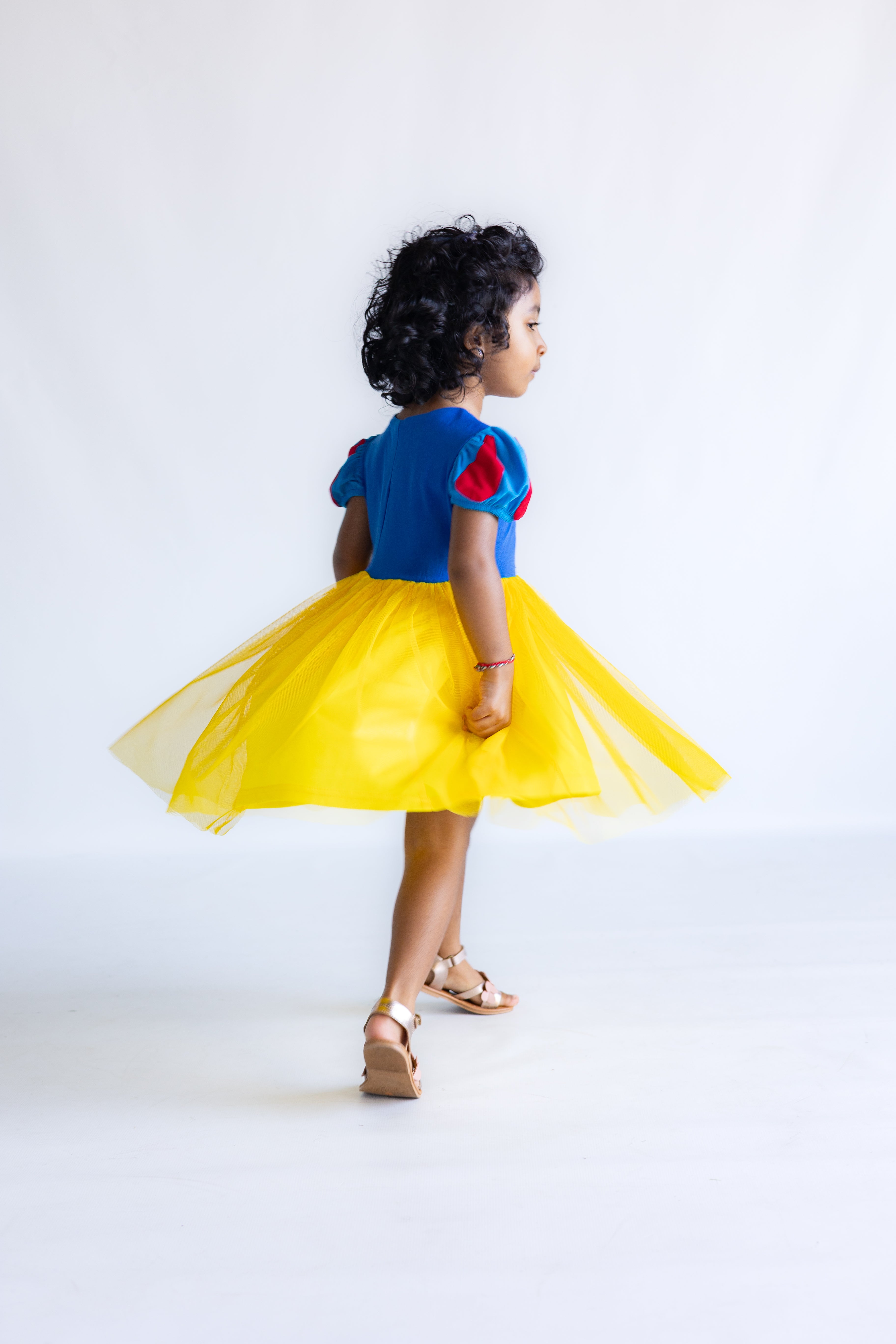 Snow White Inspired Princess Twirl Dress