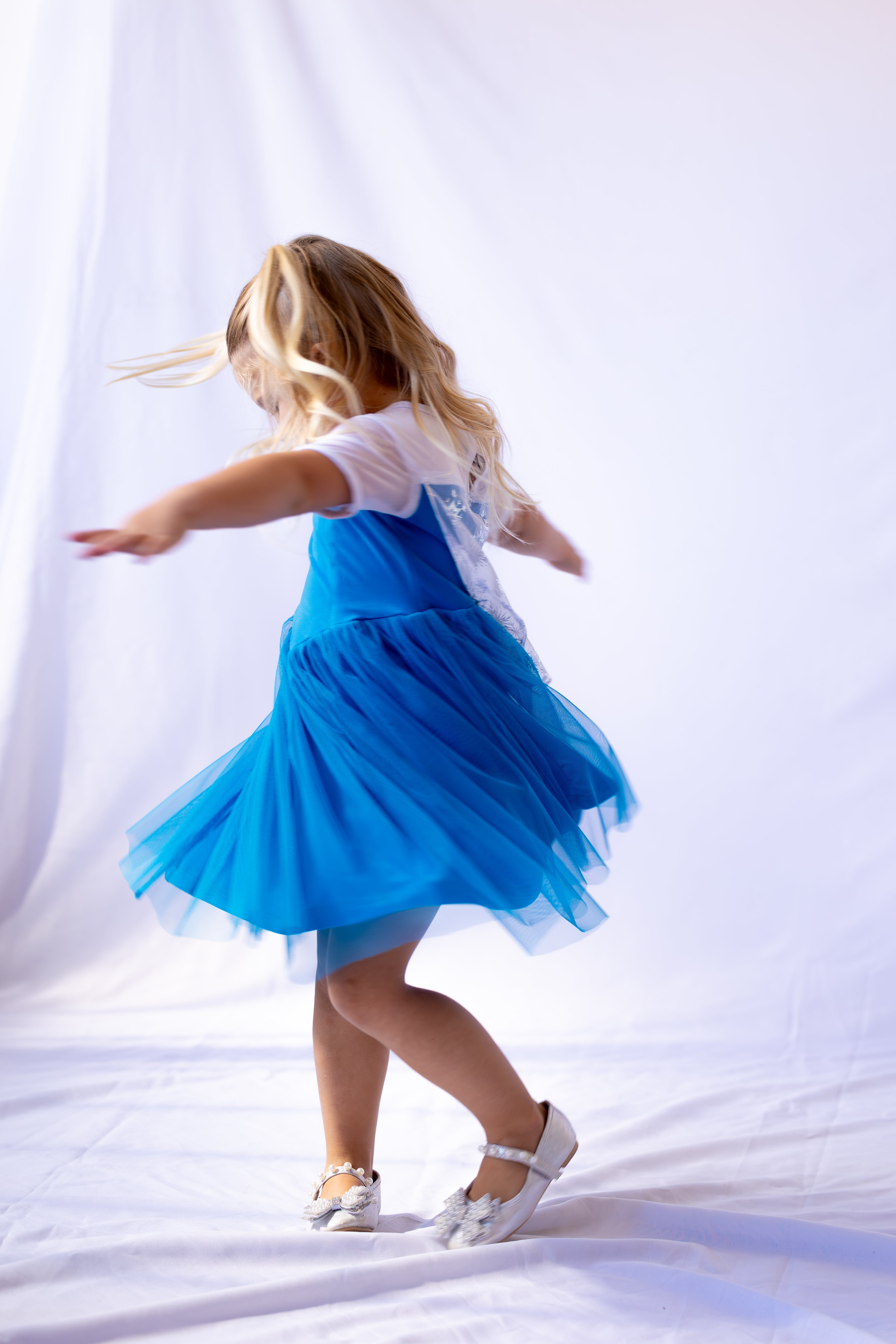 Elsa Inspired Princess Twirl Dress
