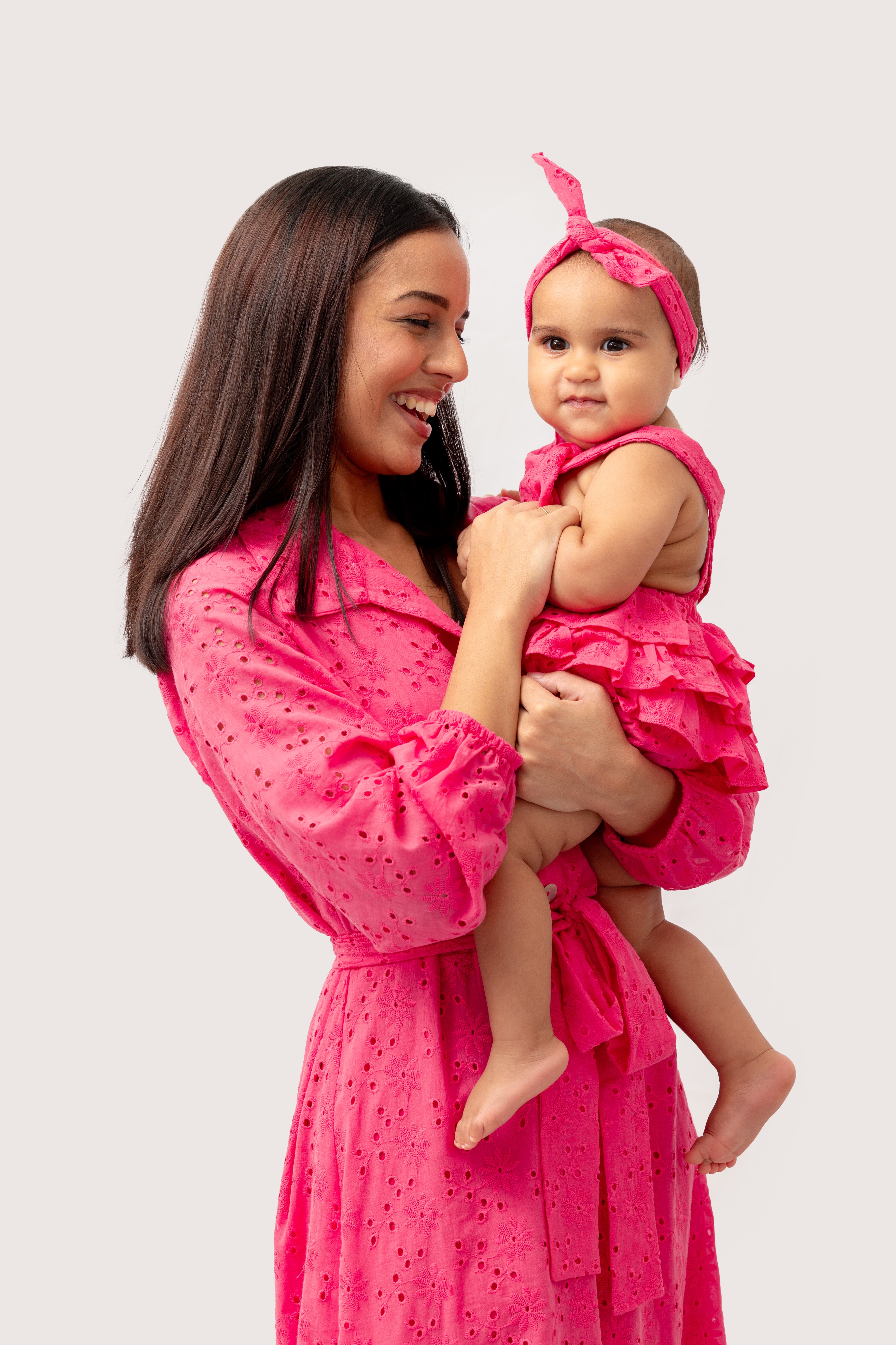 Pink Anglaise Headband