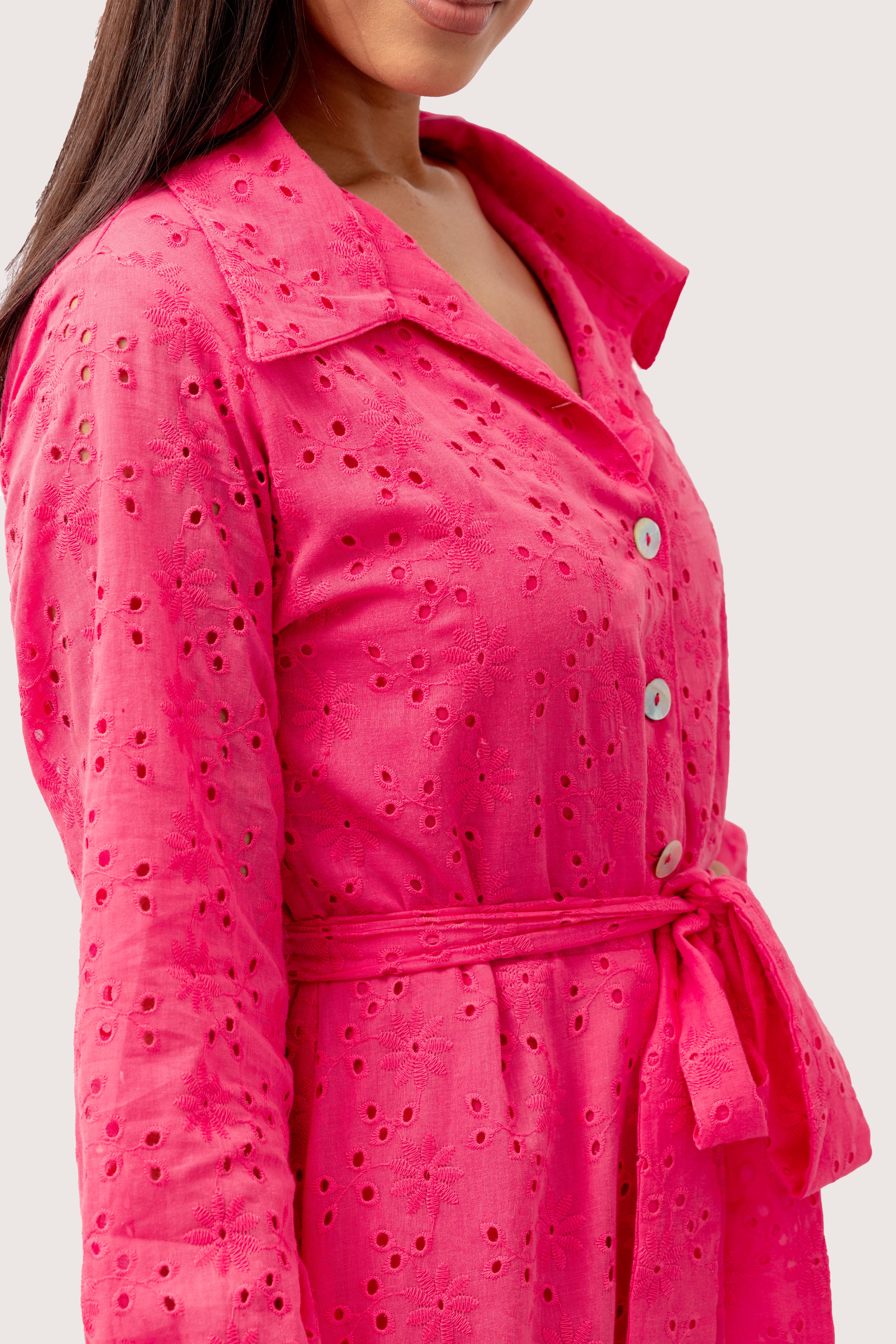 Pink Anglaise Ladies Dress