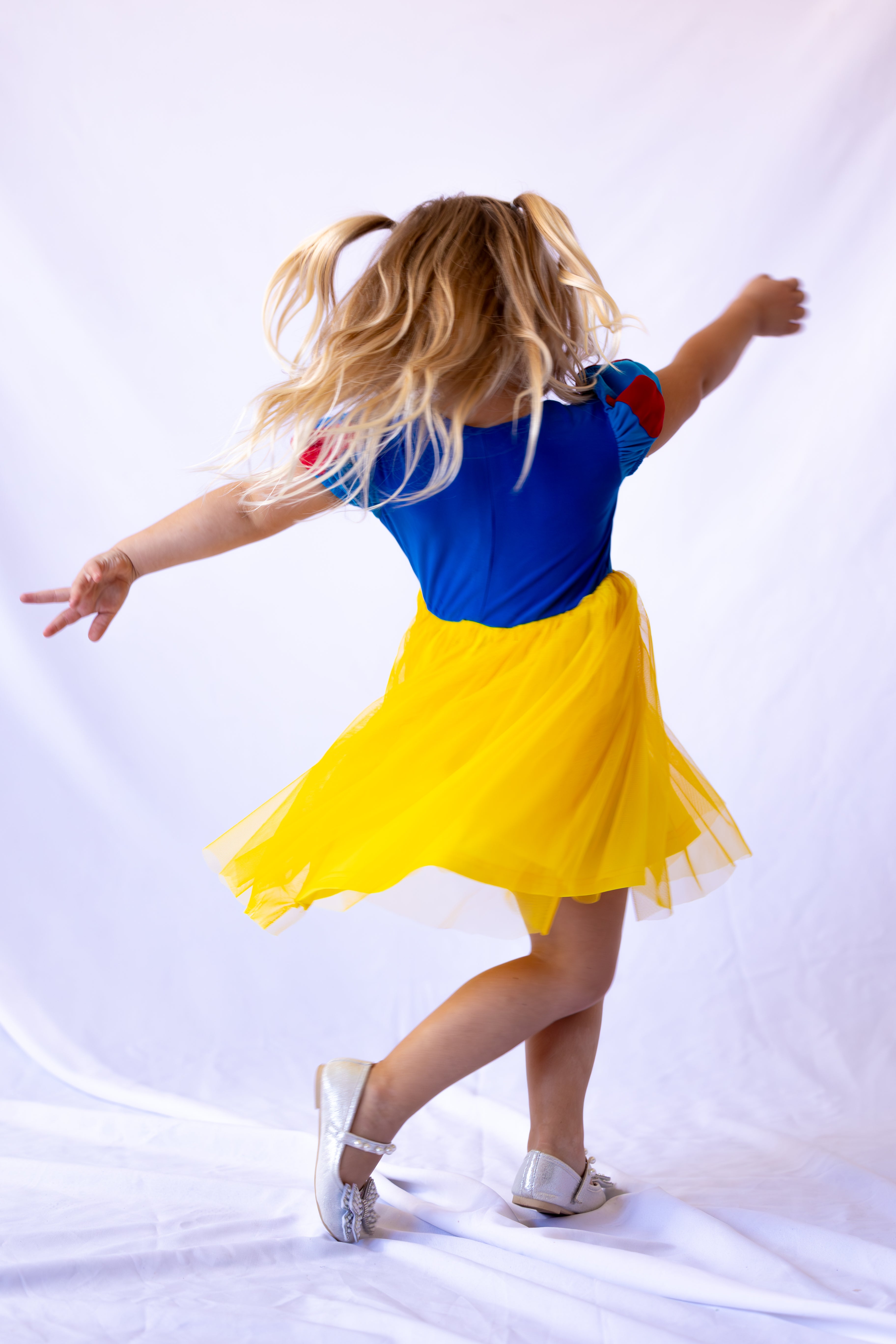 Snow White Inspired Princess Twirl Dress