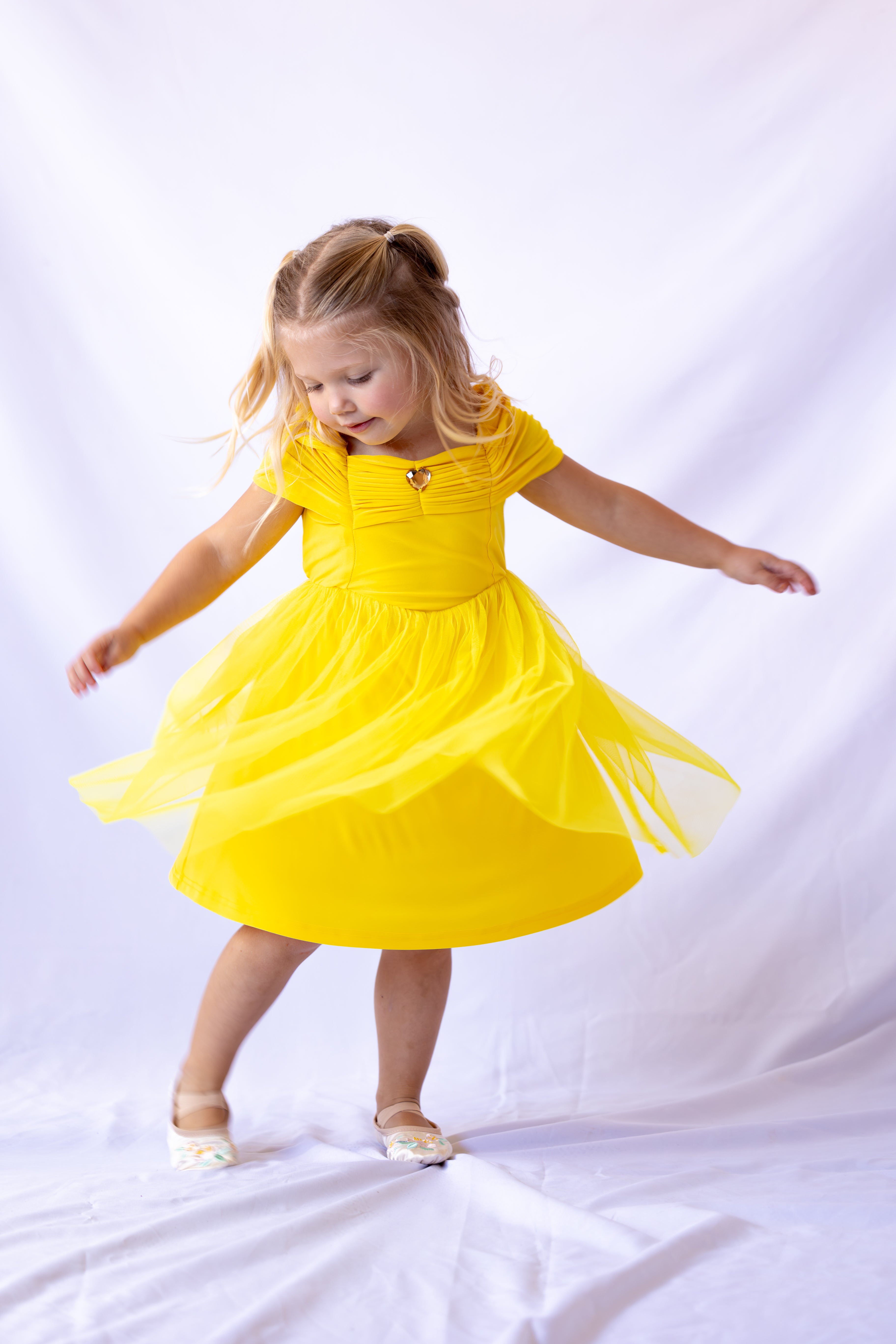 Belle Inspired Princess Twirl Dress