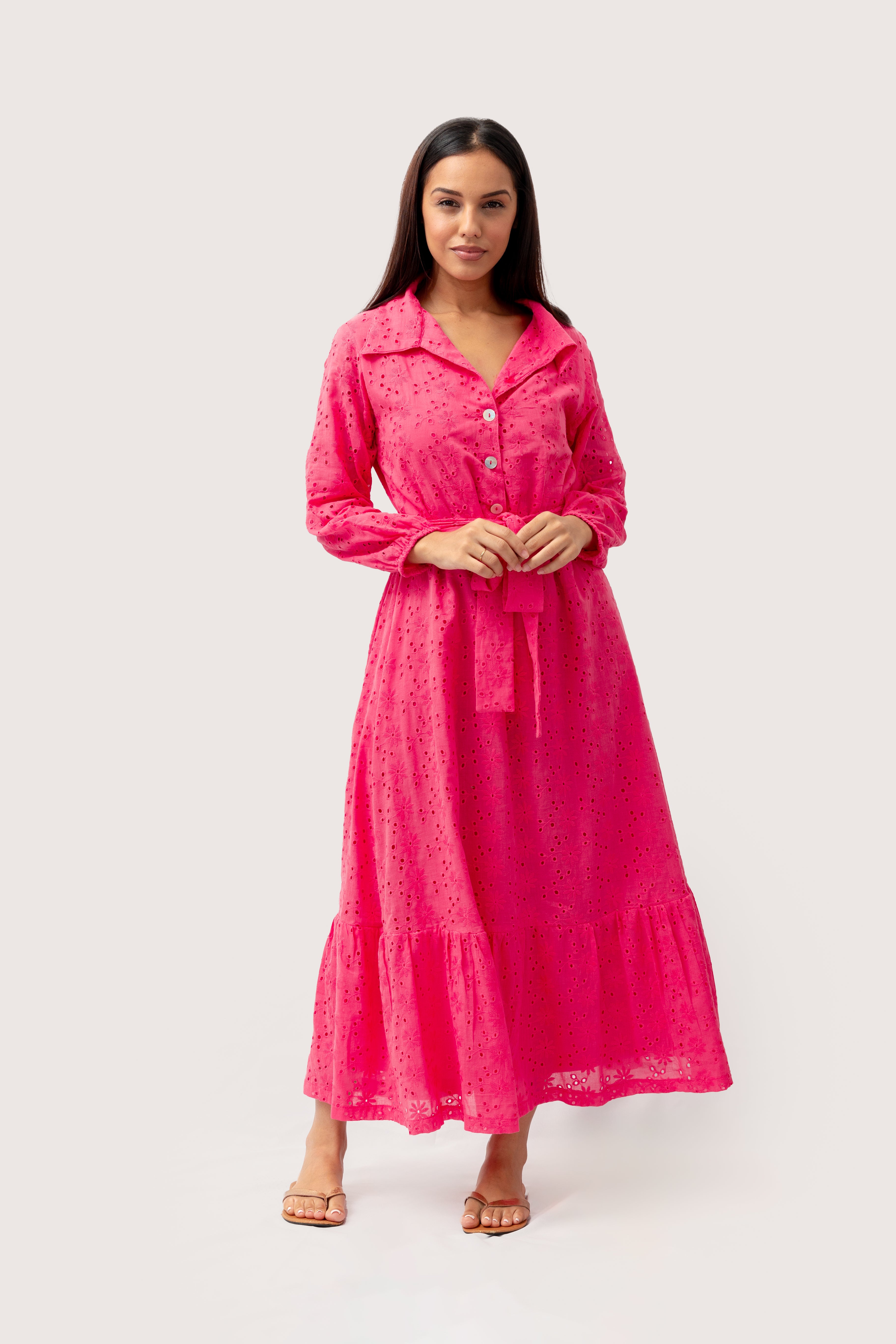 Pink Anglaise Ladies Dress
