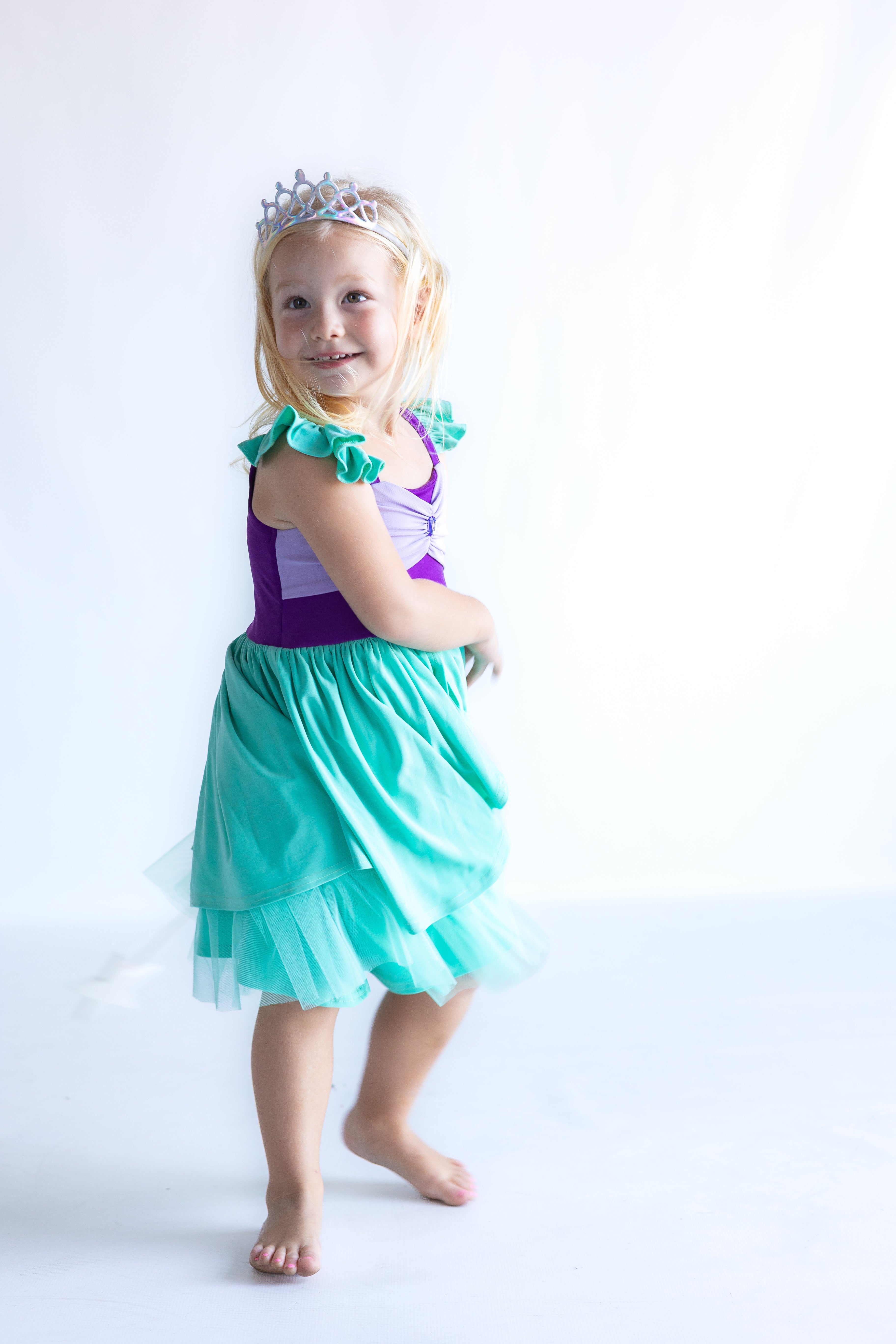 Ariel Inspired Princess Twirl Dress
