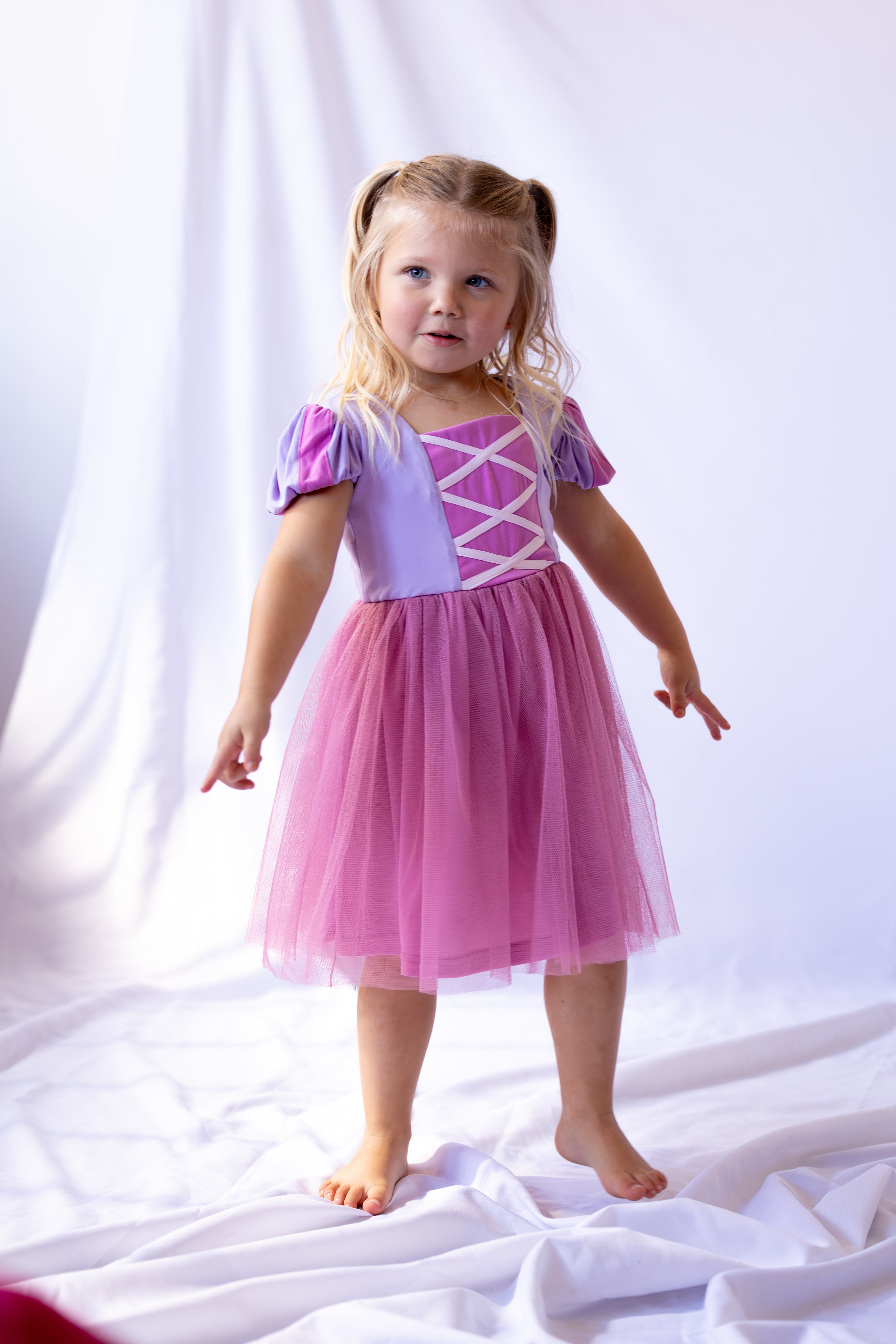 Rapunzel Inspired Princess Twirl Dress