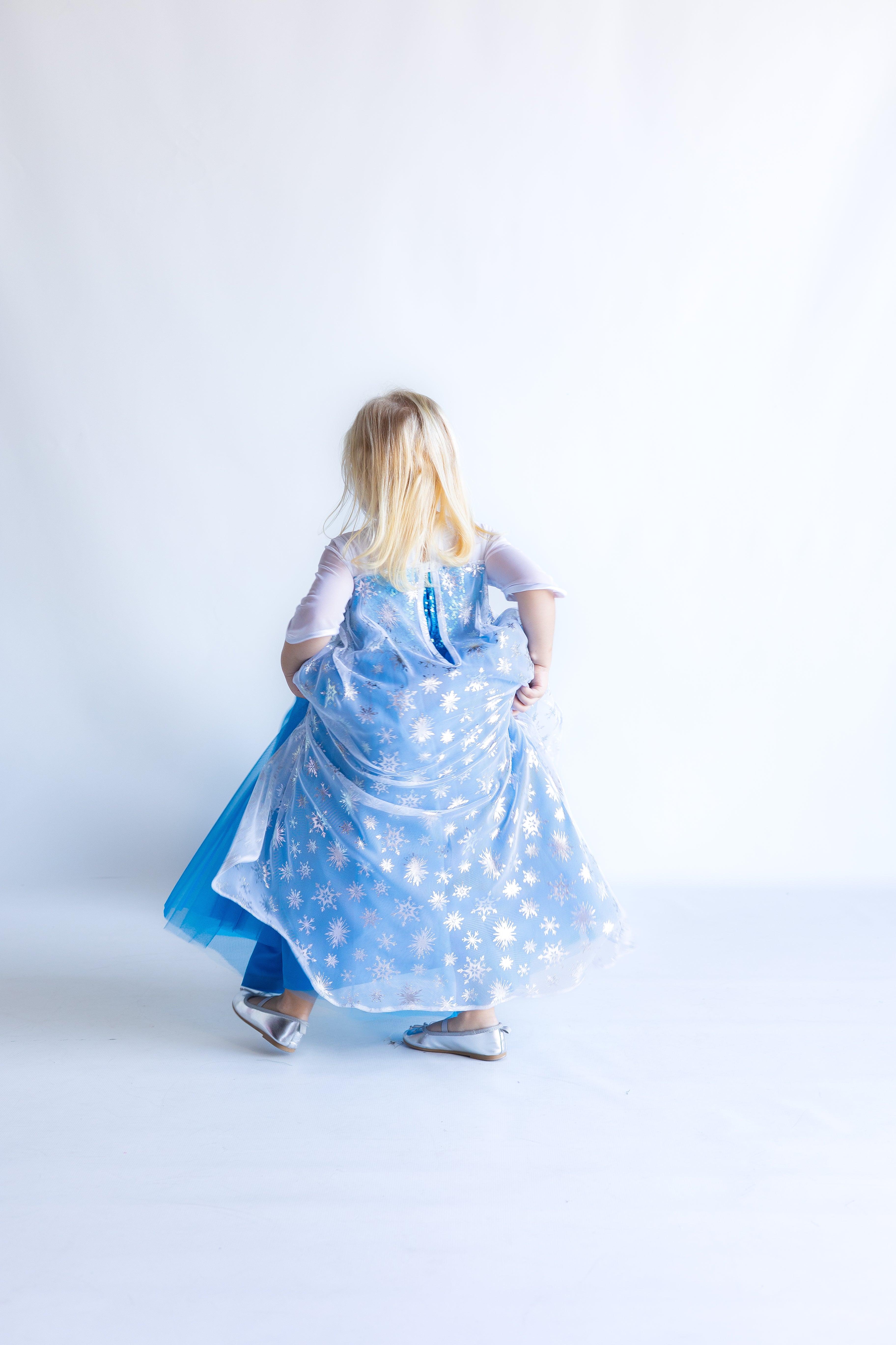 Elsa Inspired Princess Dress (New)