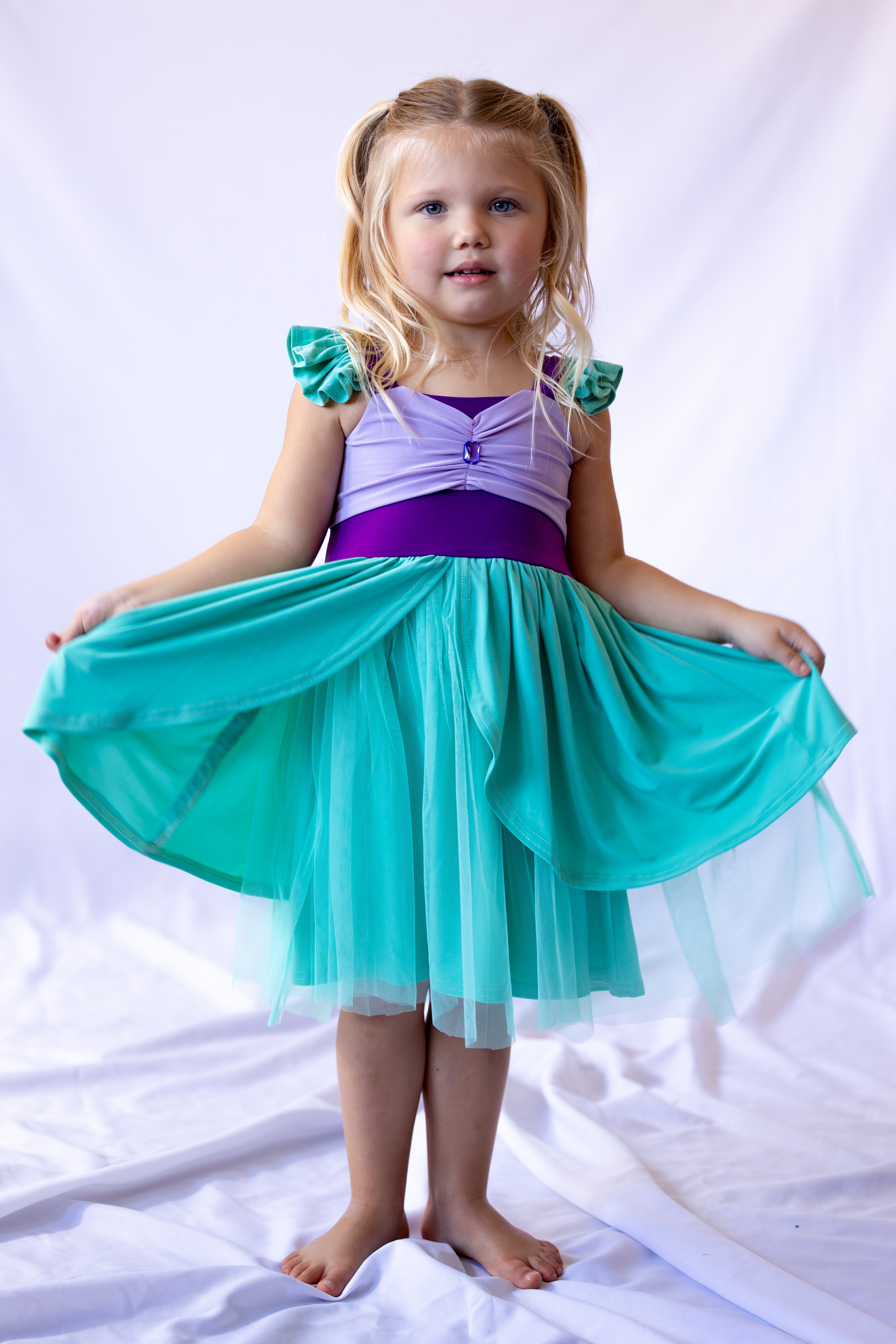 Ariel Inspired Princess Twirl Dress