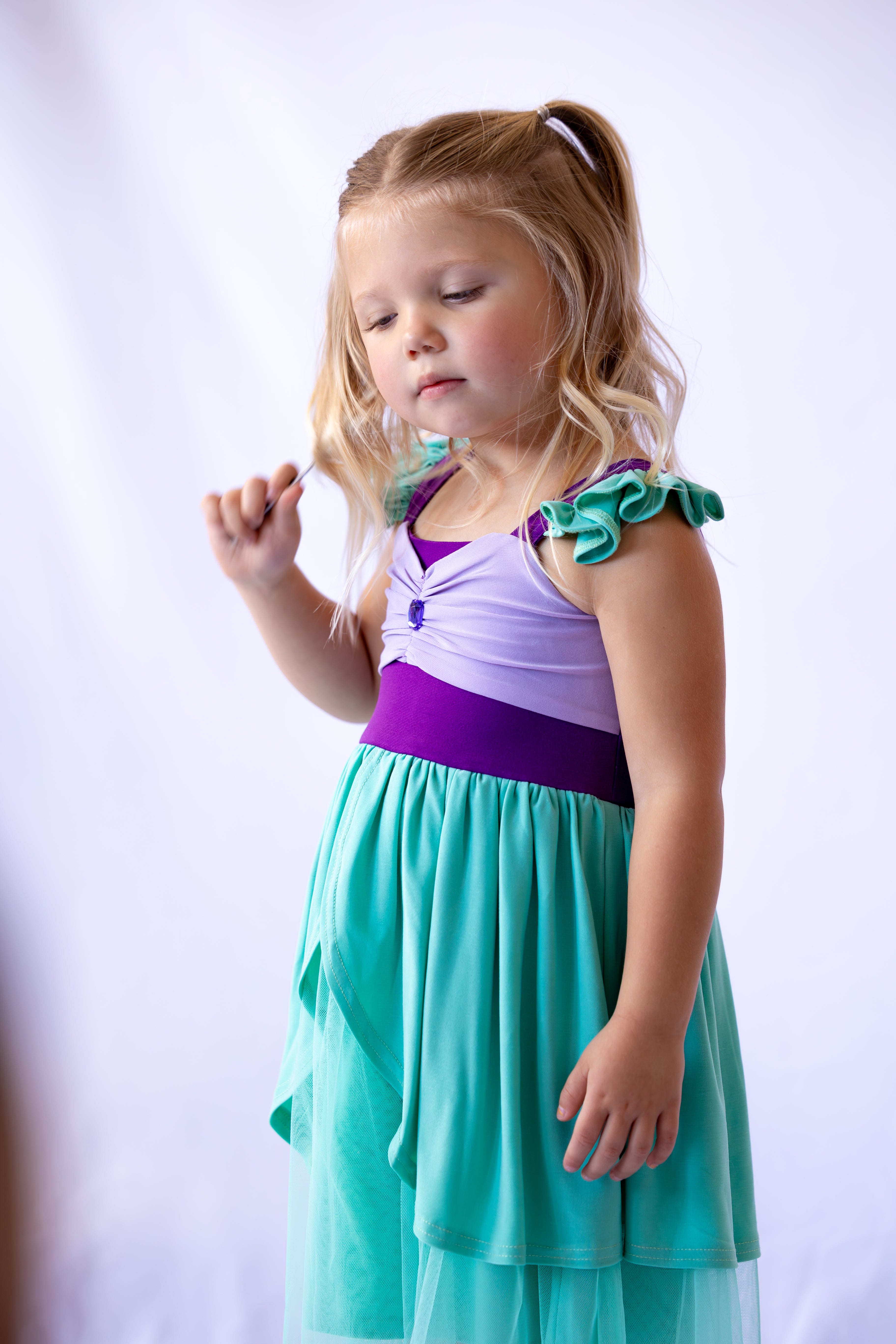 Ariel Inspired Princess Twirl Dress