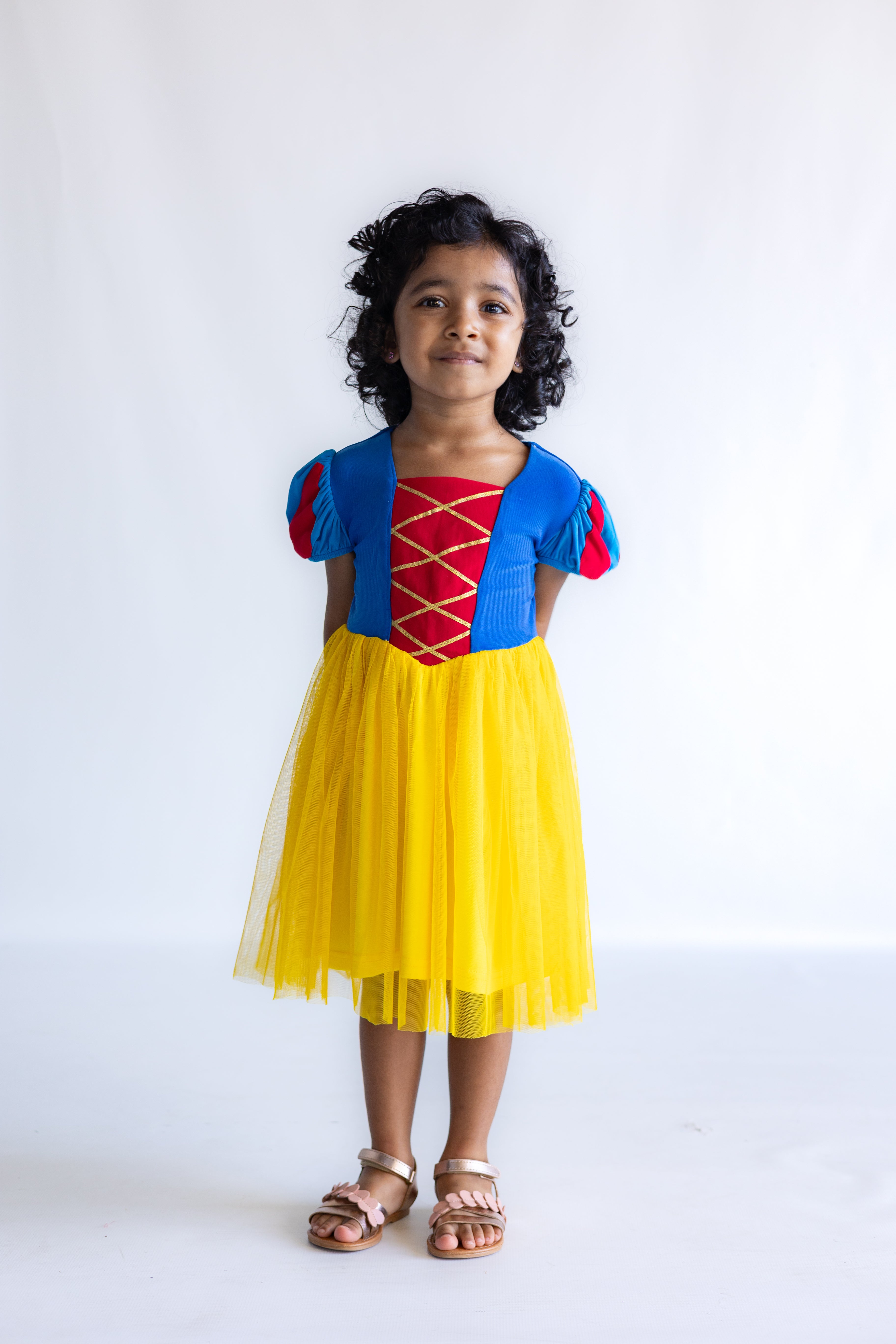 Snow White Inspired Princess Twirl Dress