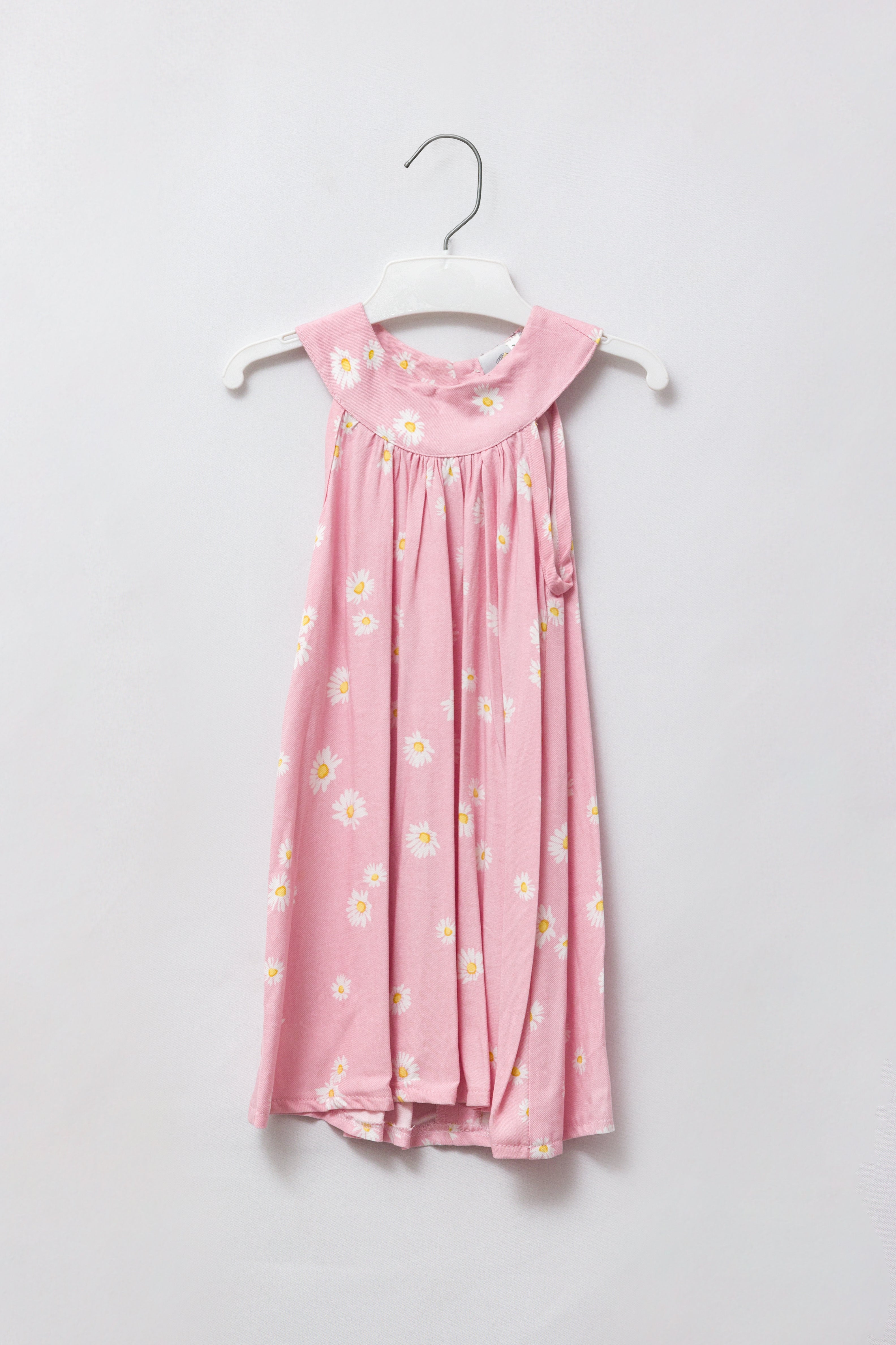 Pink Daisy Horseshoe Dress