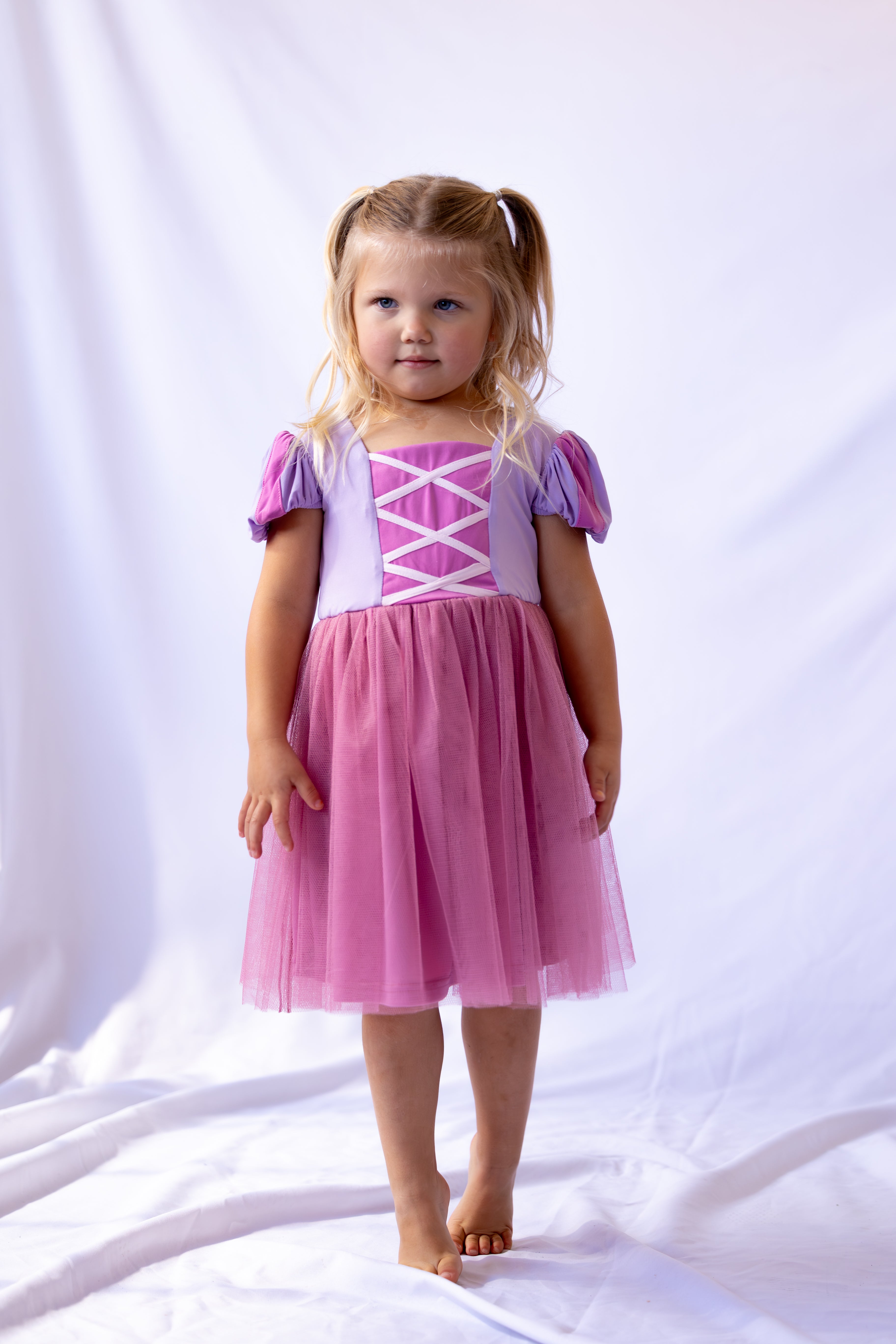 Rapunzel Inspired Princess Twirl Dress