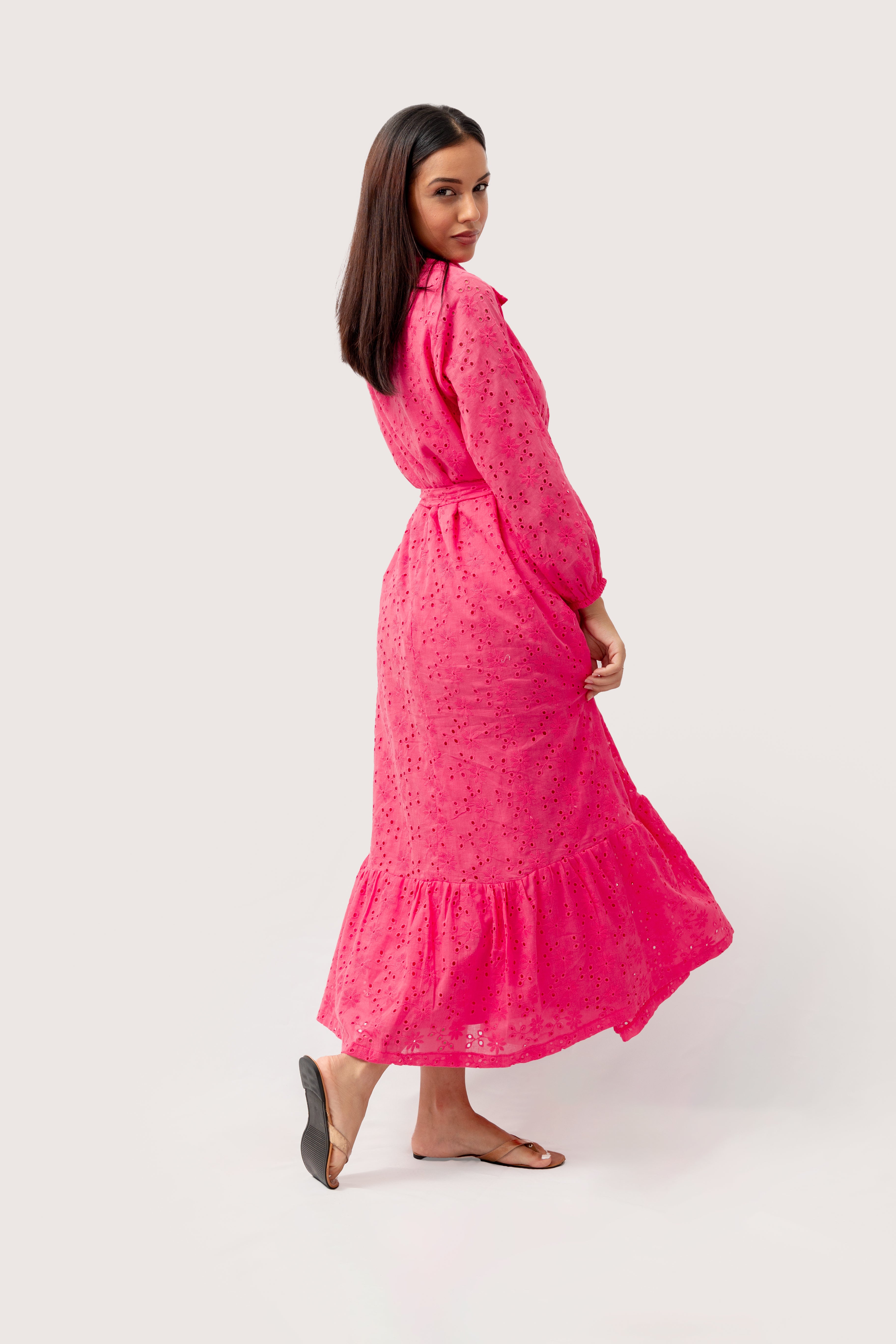 Pink Anglaise Ladies Dress