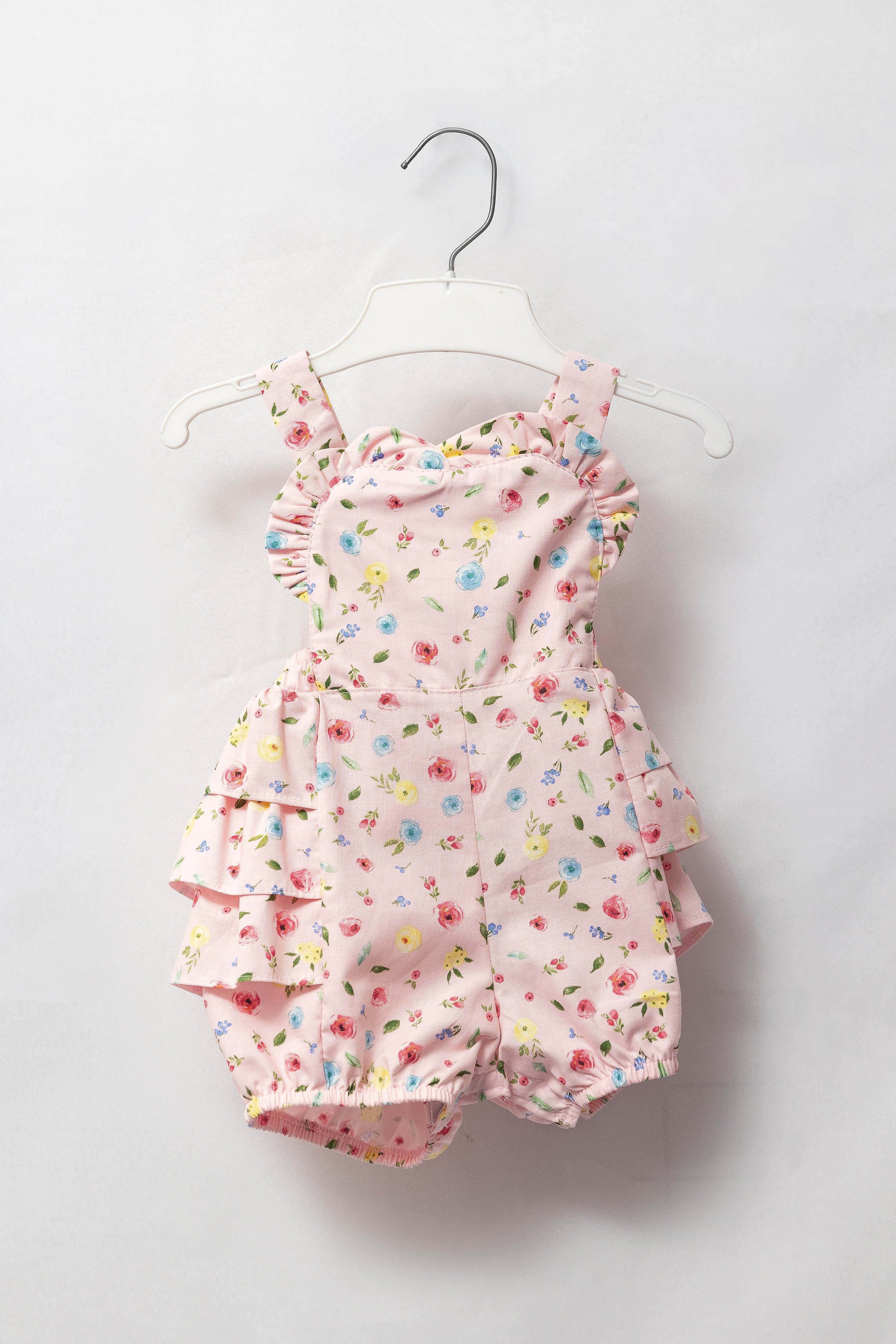 Mini Rose Frill Romper
