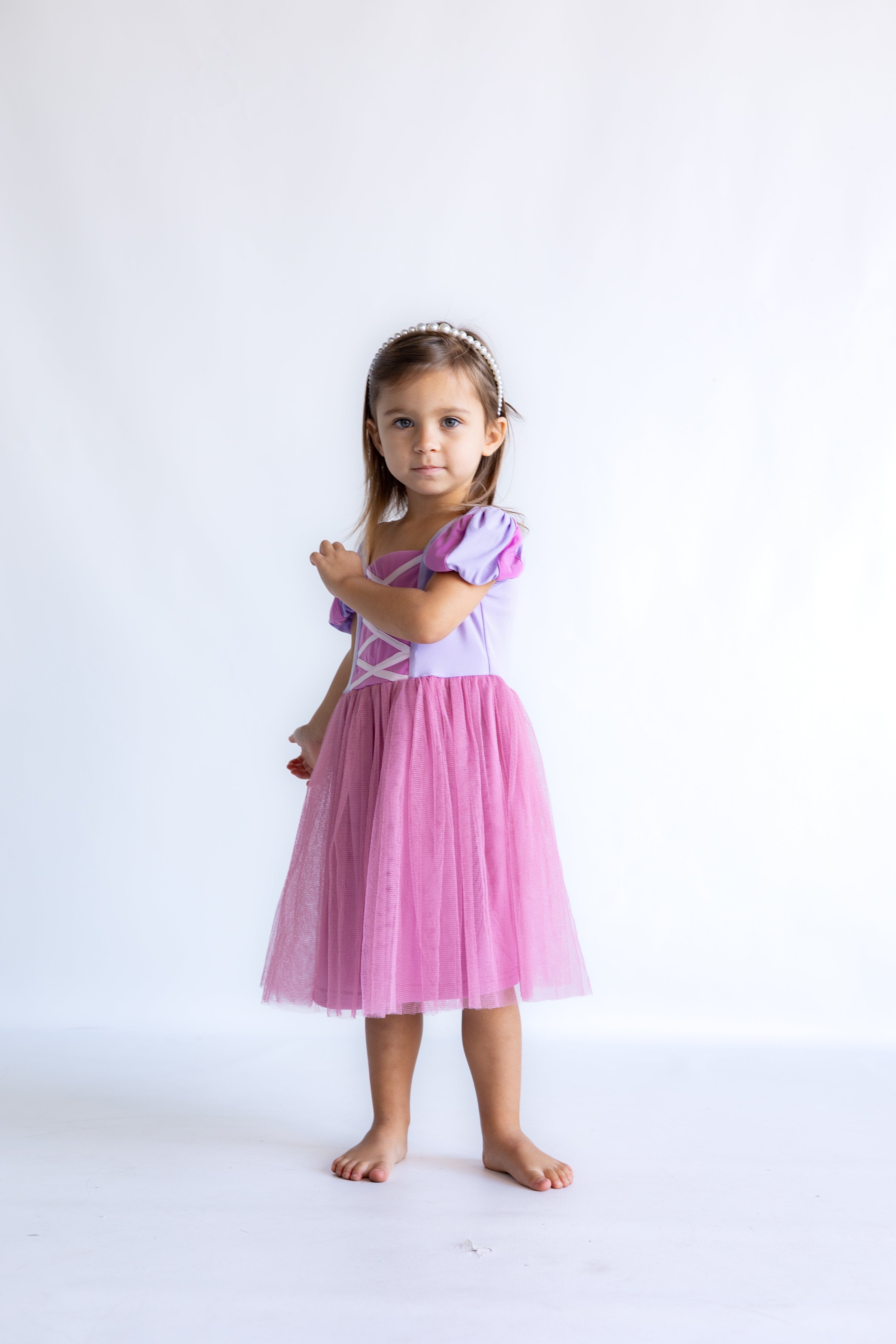Rapunzel Inspired Princess Twirl Dress