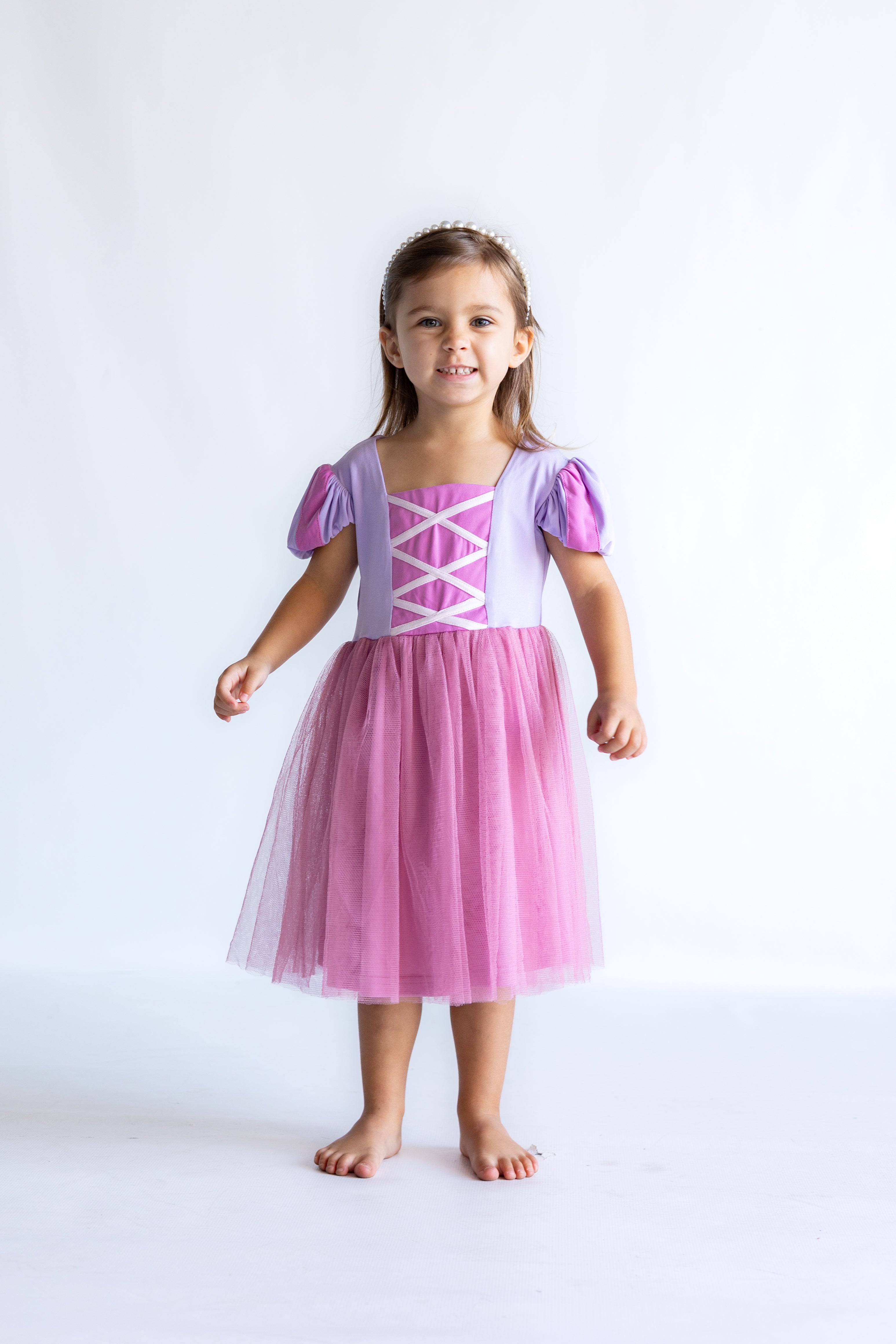 Rapunzel Inspired Princess Twirl Dress