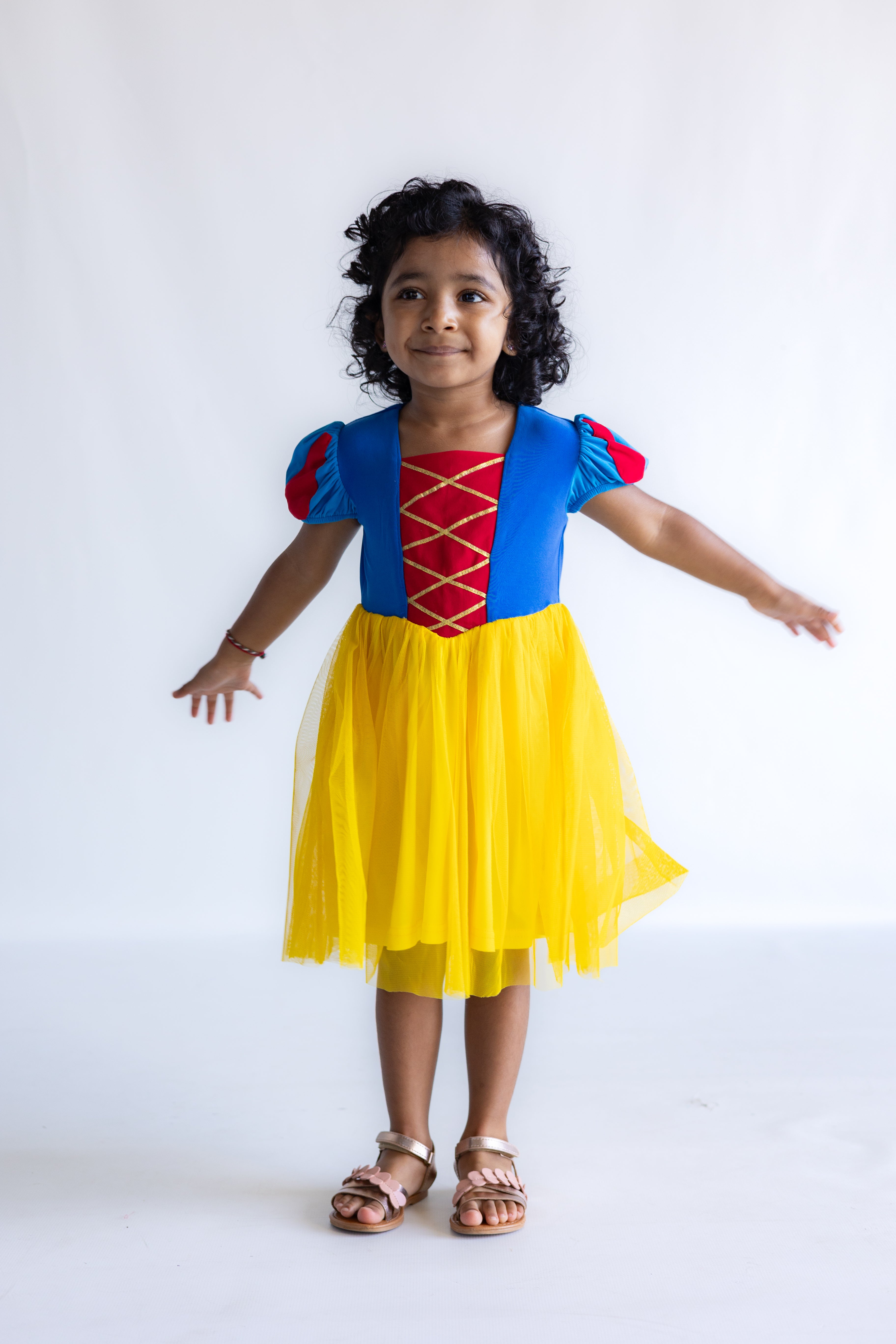 Snow White Inspired Princess Twirl Dress