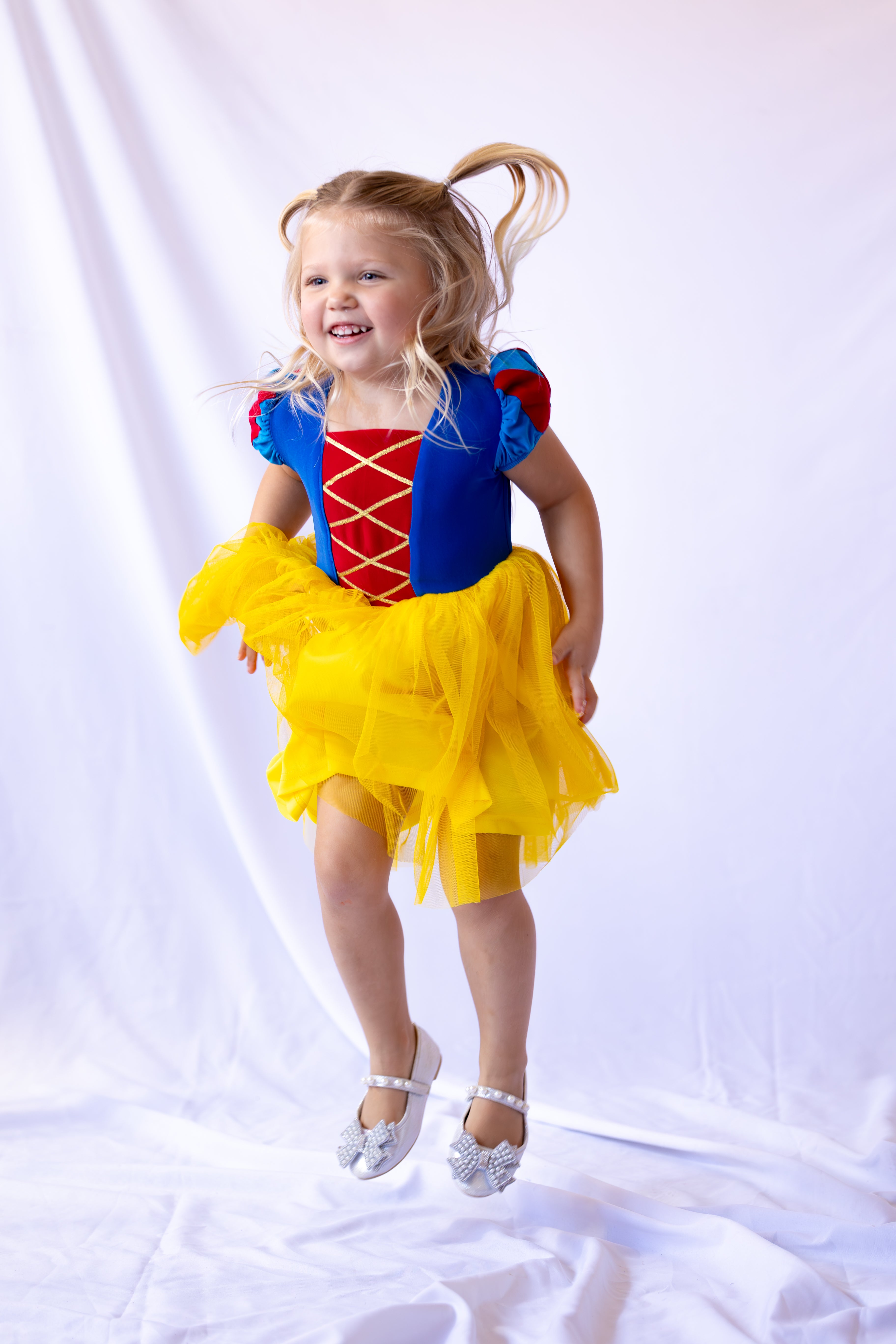 Snow White Inspired Princess Twirl Dress