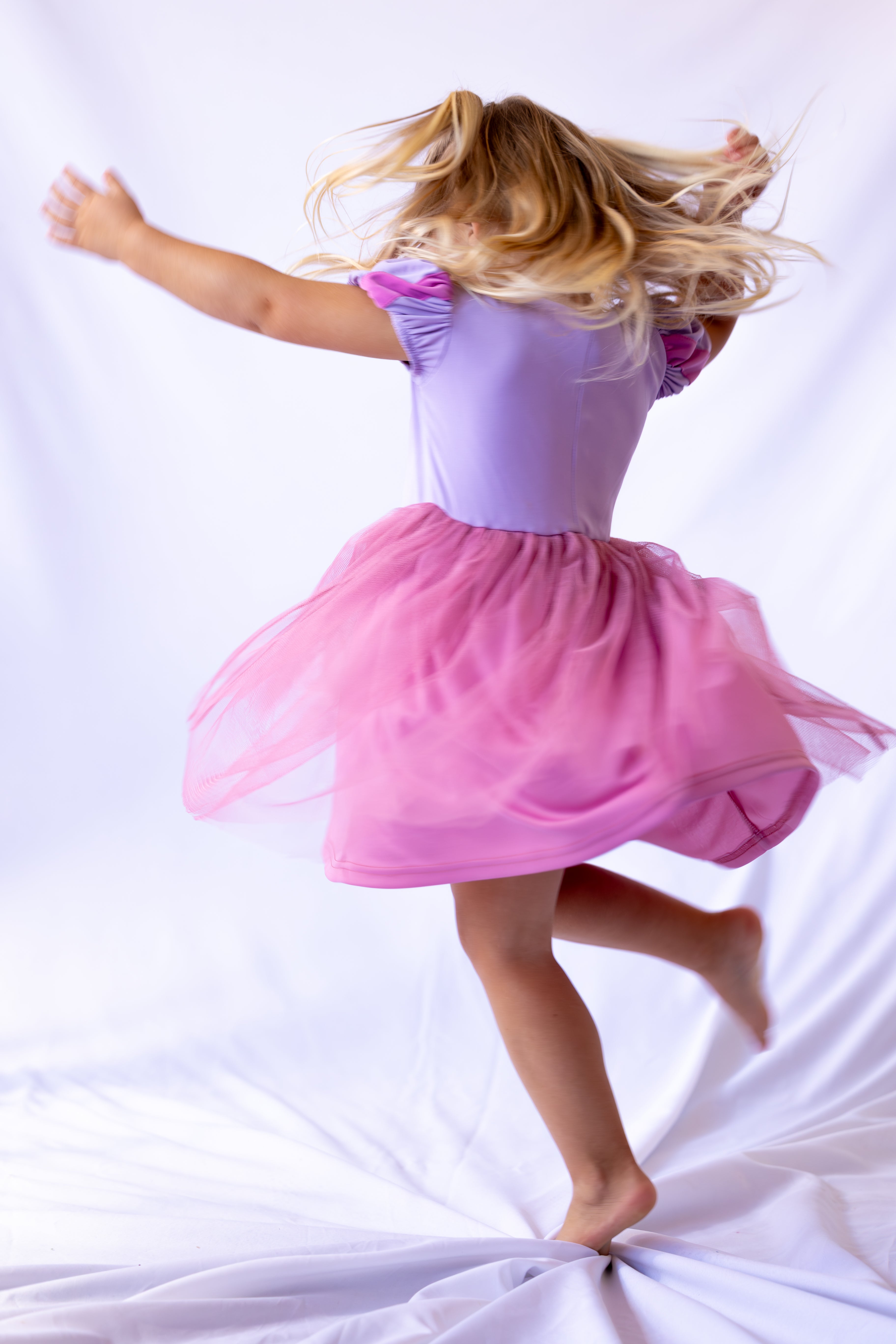Rapunzel Inspired Princess Twirl Dress