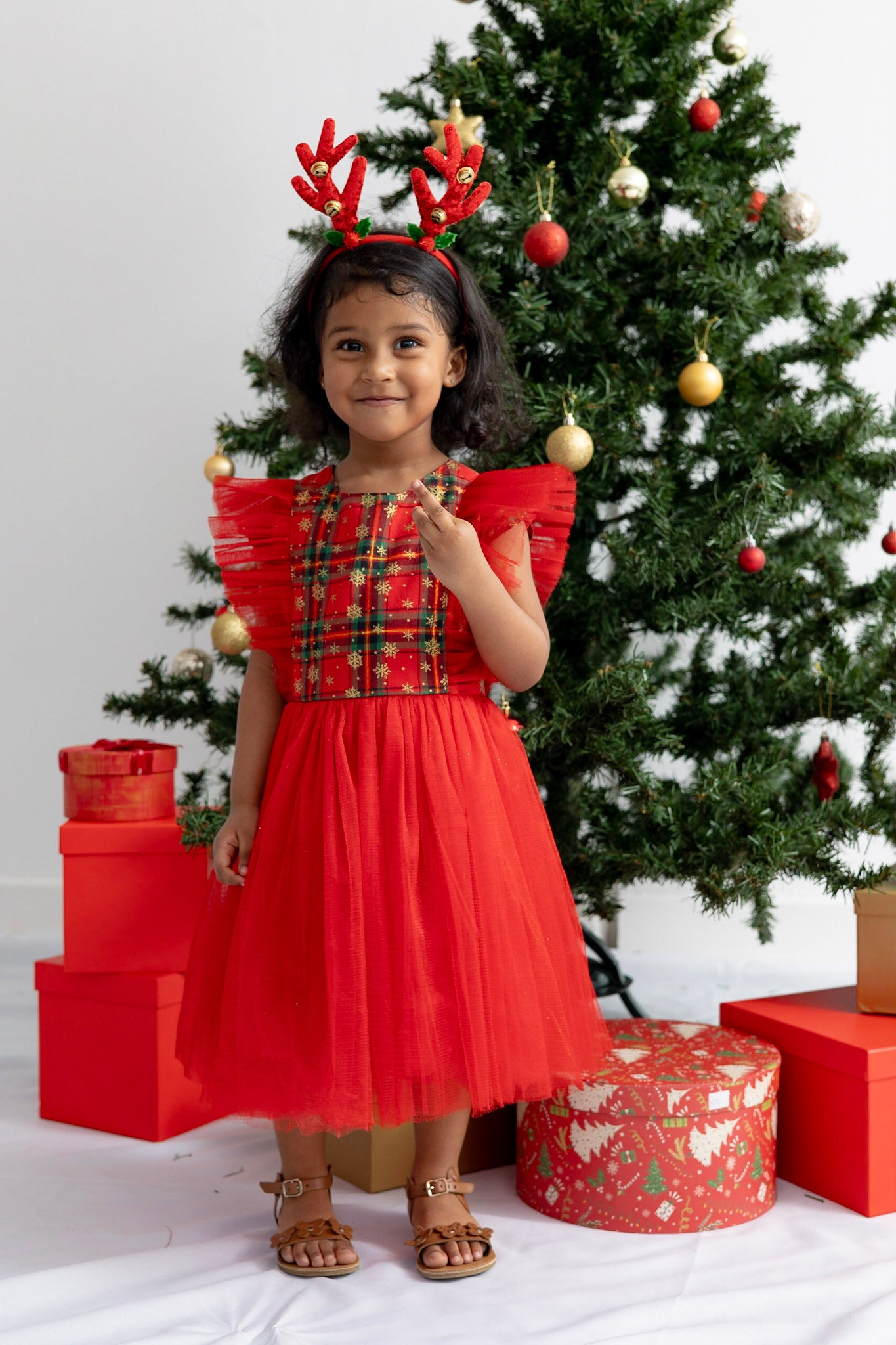 Tartan Tulle Dress