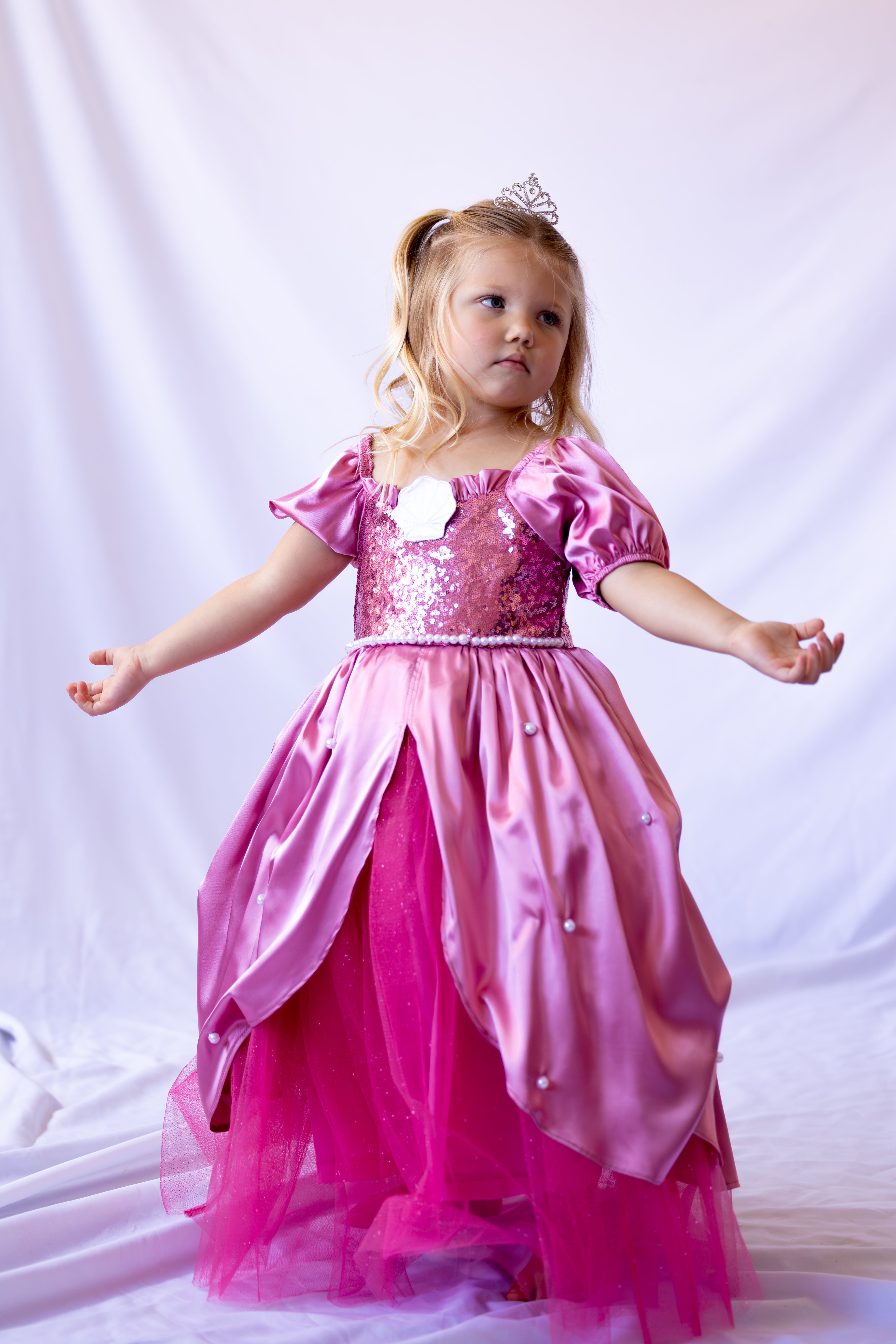 Pink Ariel Inspired Princess Dress