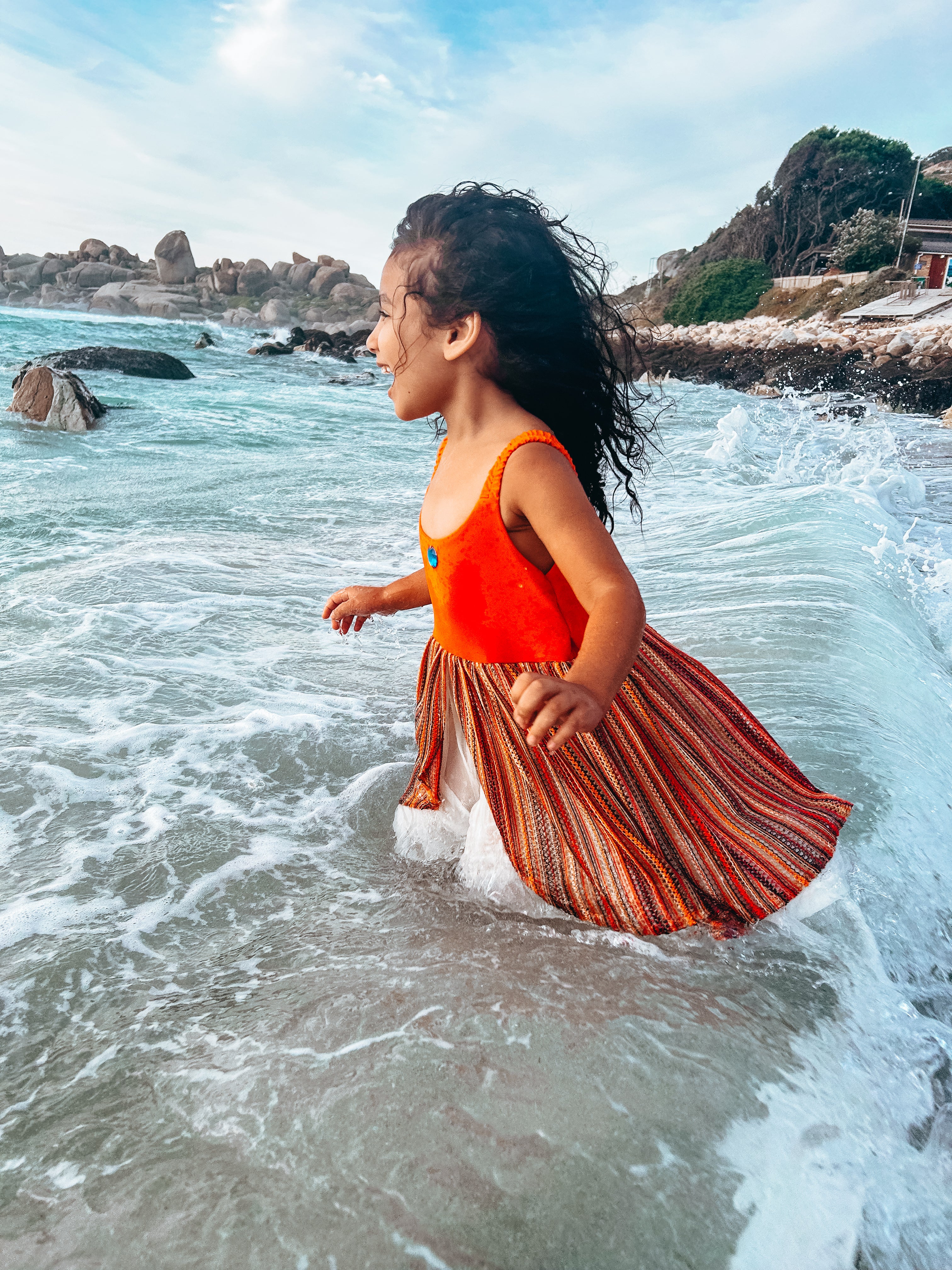 Moana Inspired Princess Twirl Dress