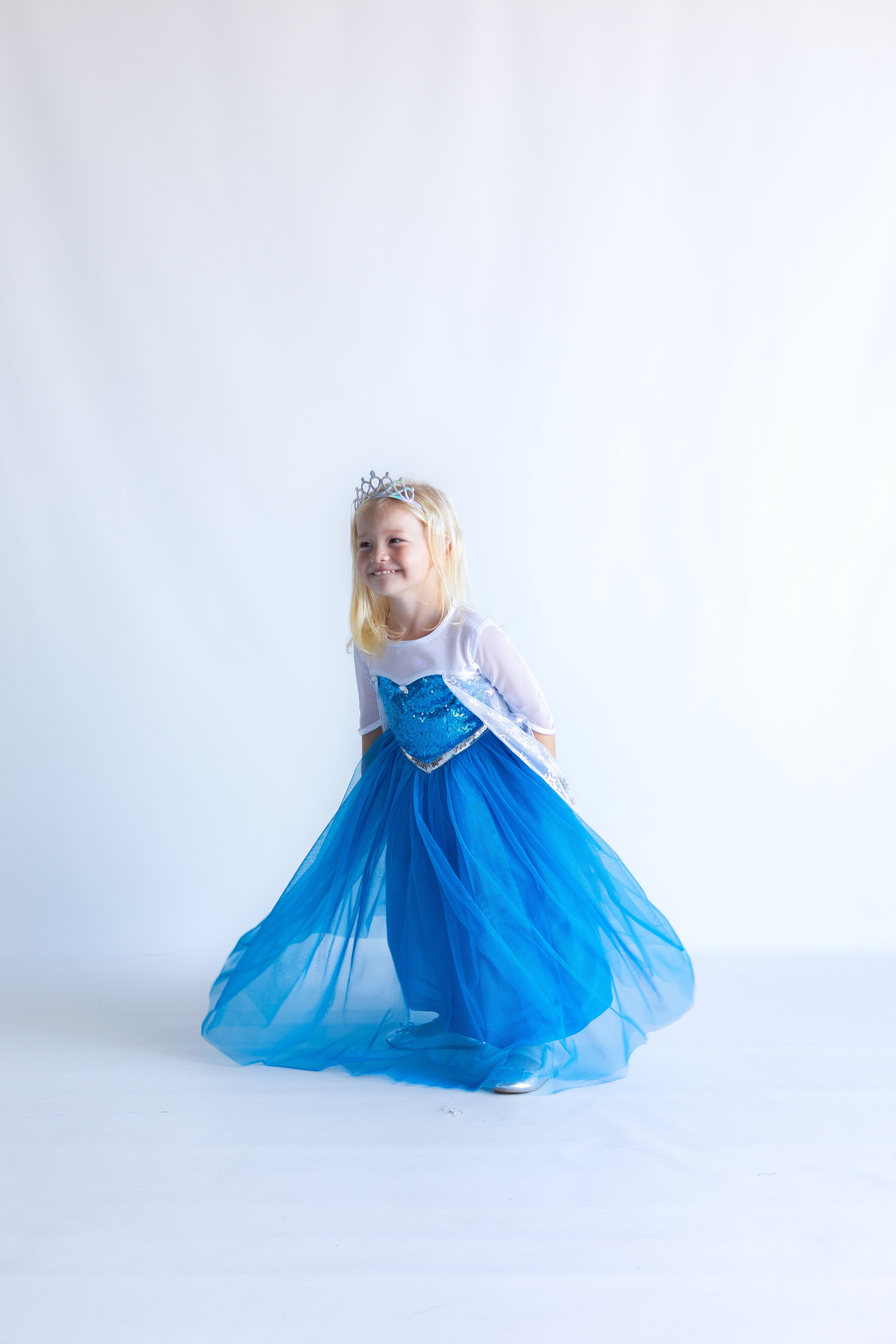 Elsa Inspired Princess Dress (New)