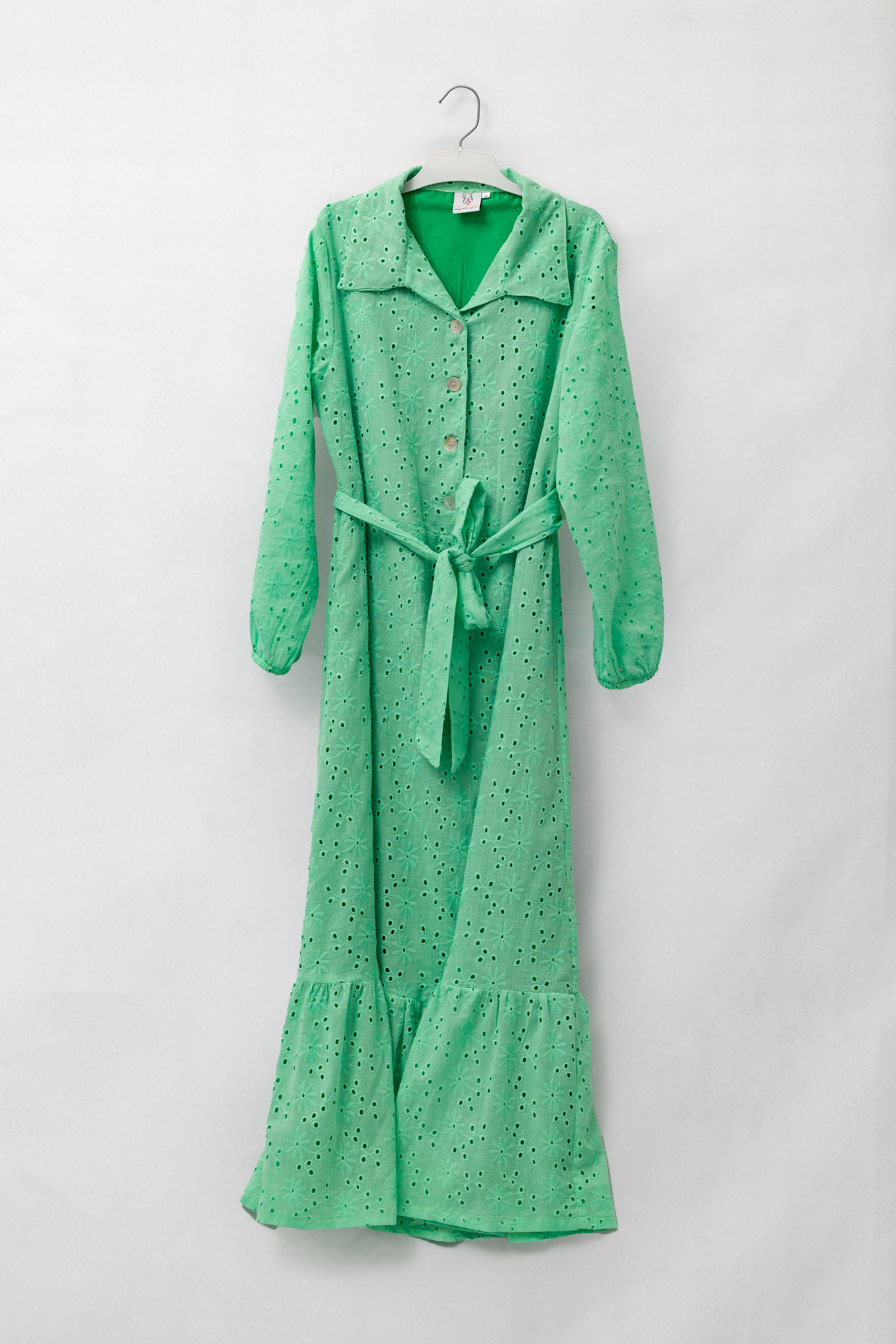 Green Anglaise Ladies Dress
