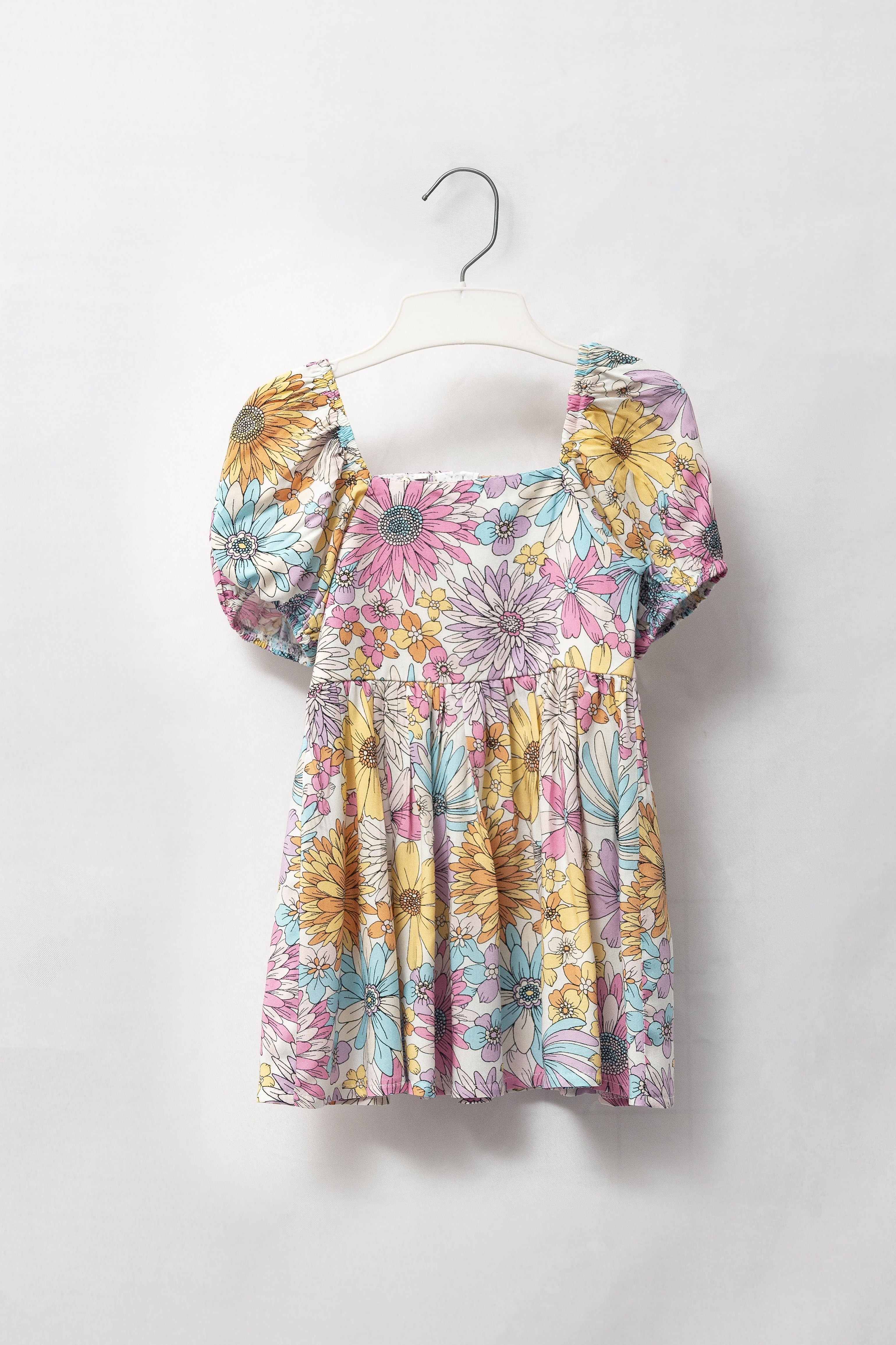 Pastel Floral Babydoll Dress
