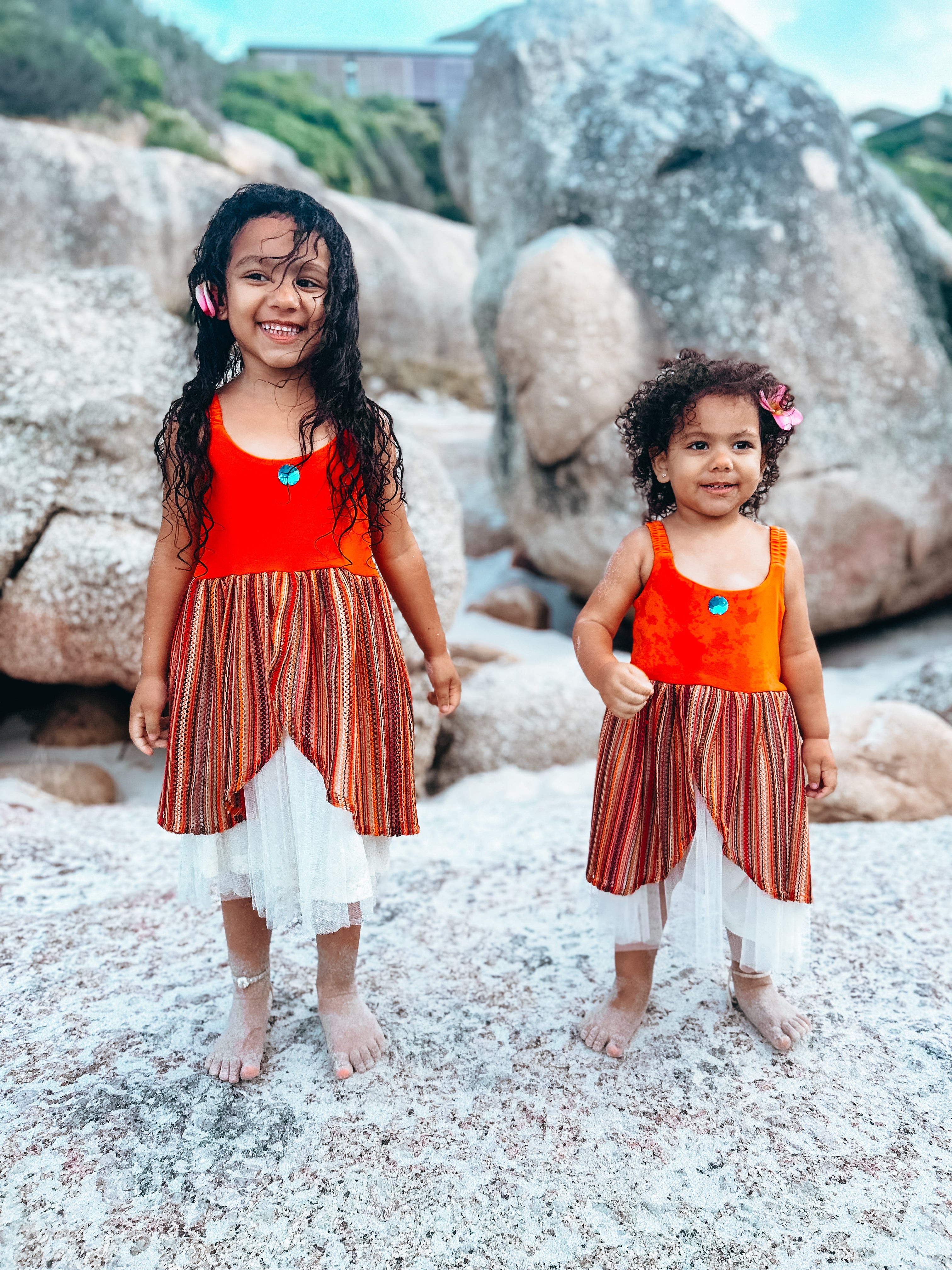 Moana Inspired Princess Twirl Dress