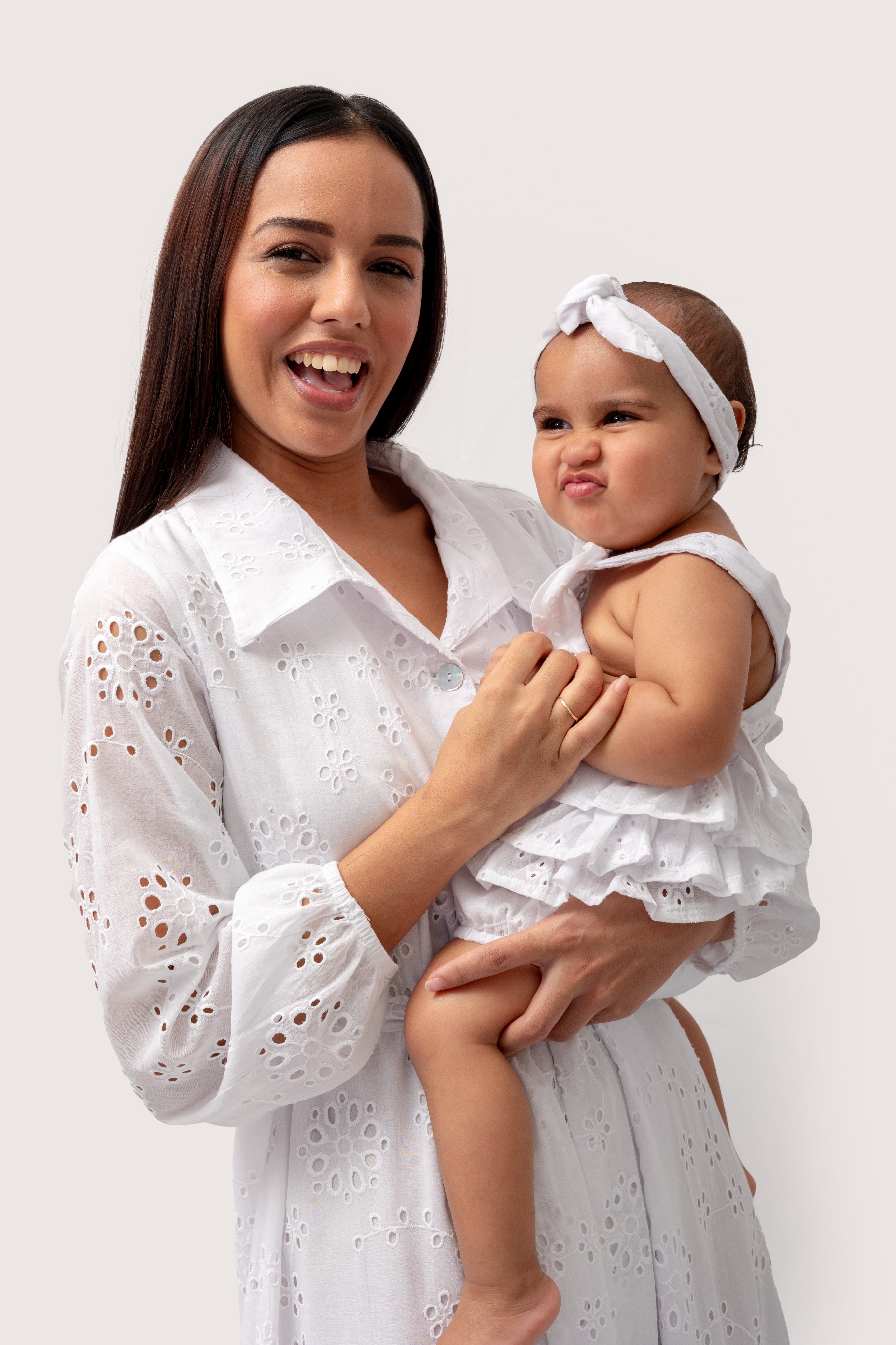 White Anglaise Frill Romper