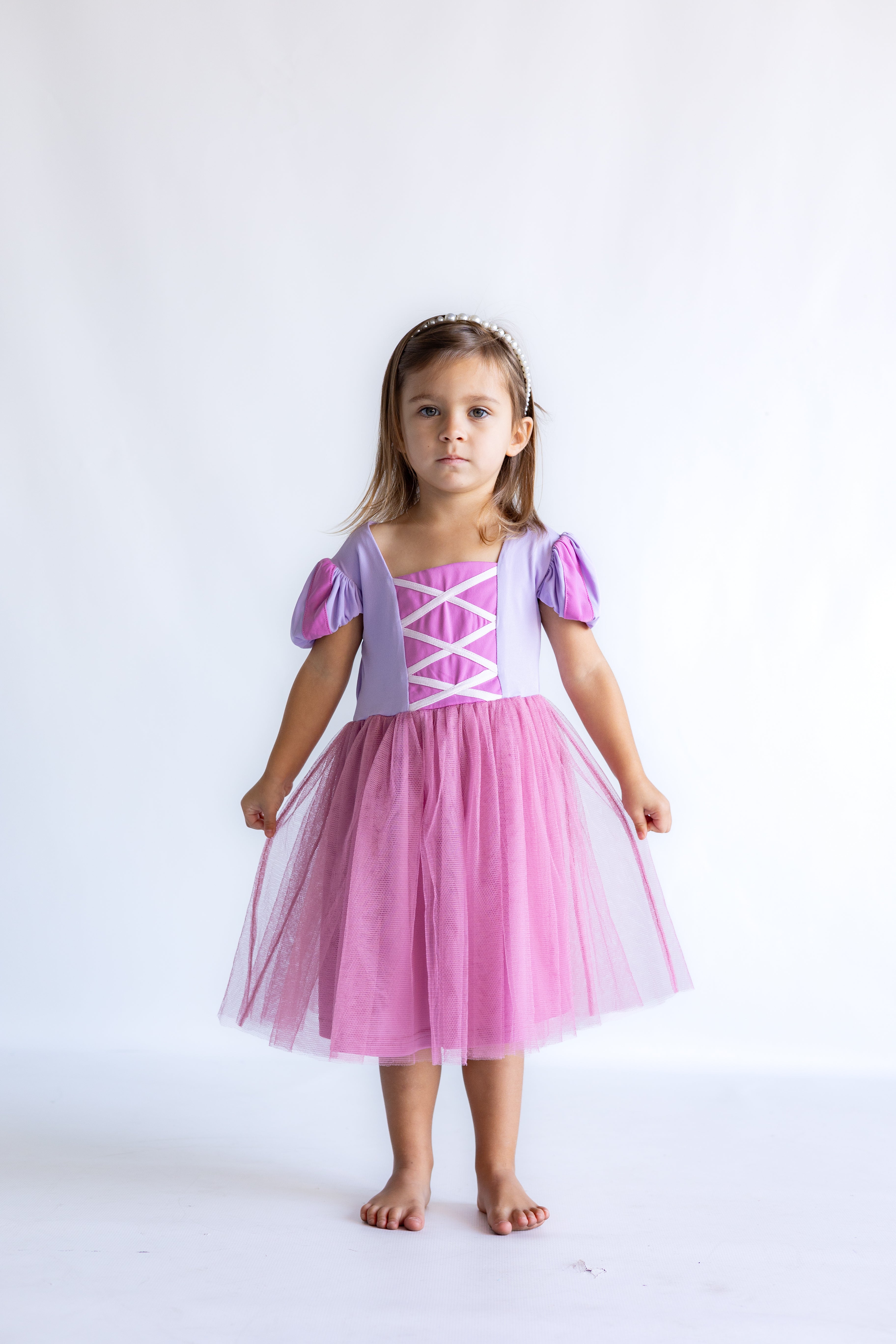 Rapunzel Inspired Princess Twirl Dress