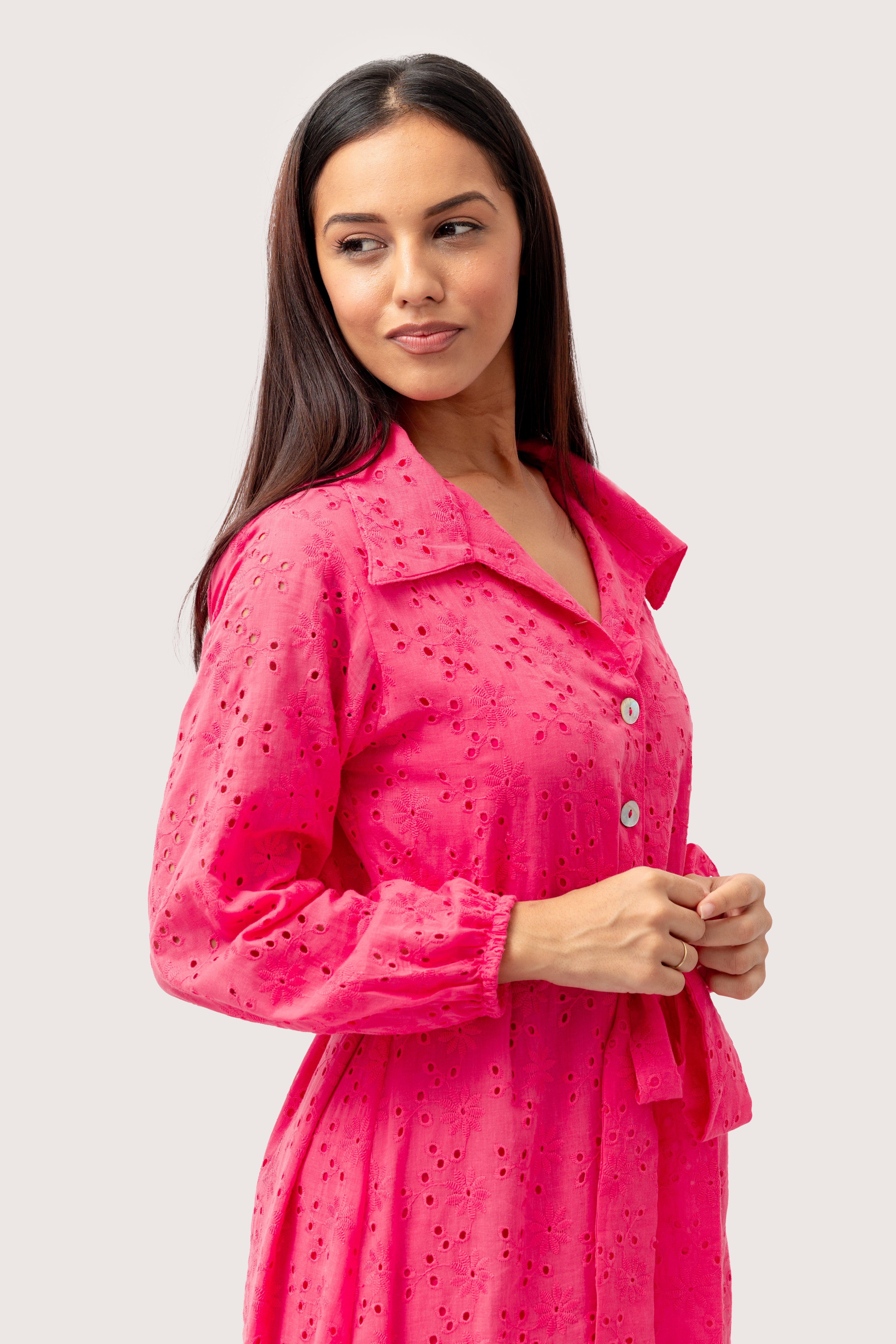Pink Anglaise Ladies Dress