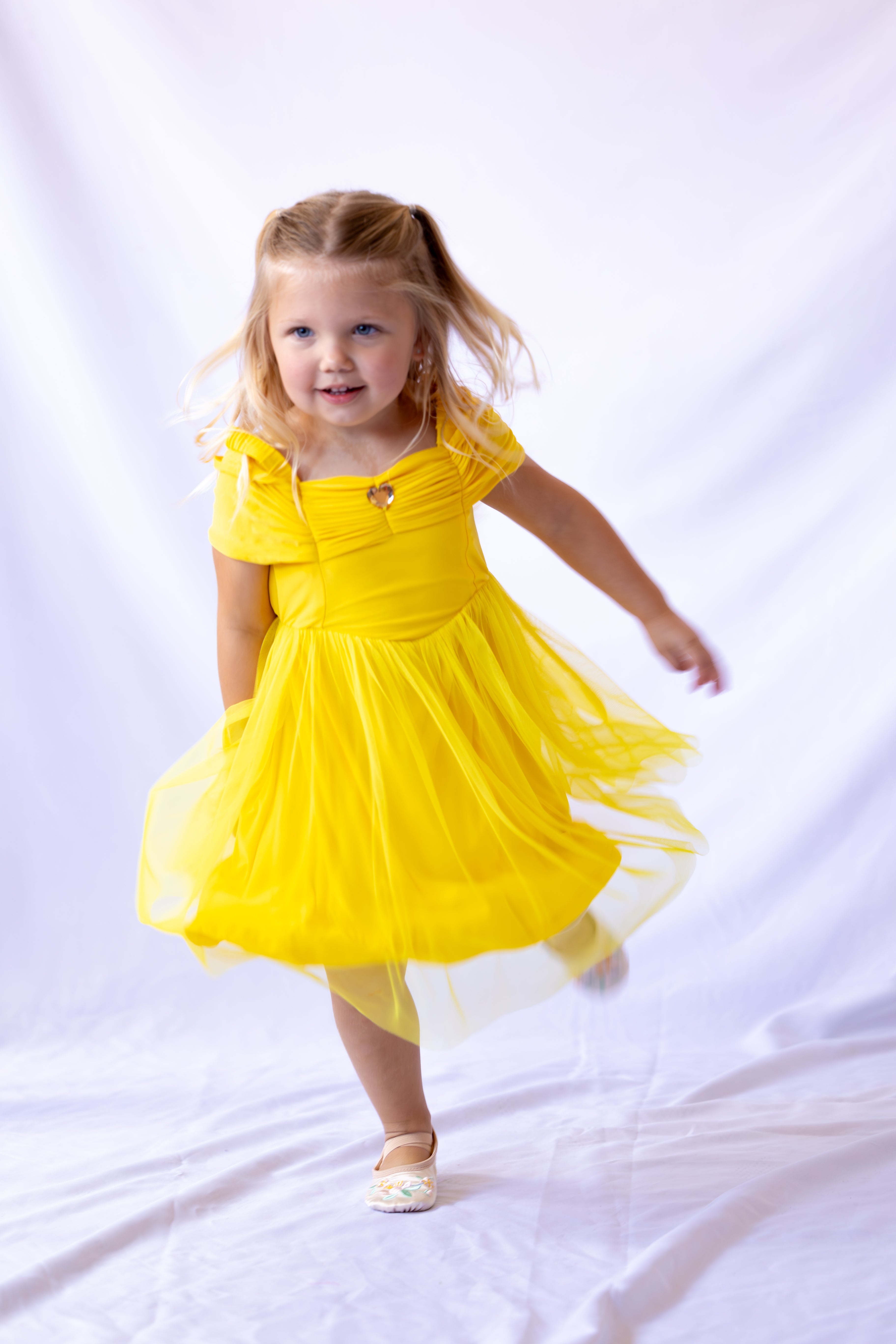 Belle Inspired Princess Twirl Dress