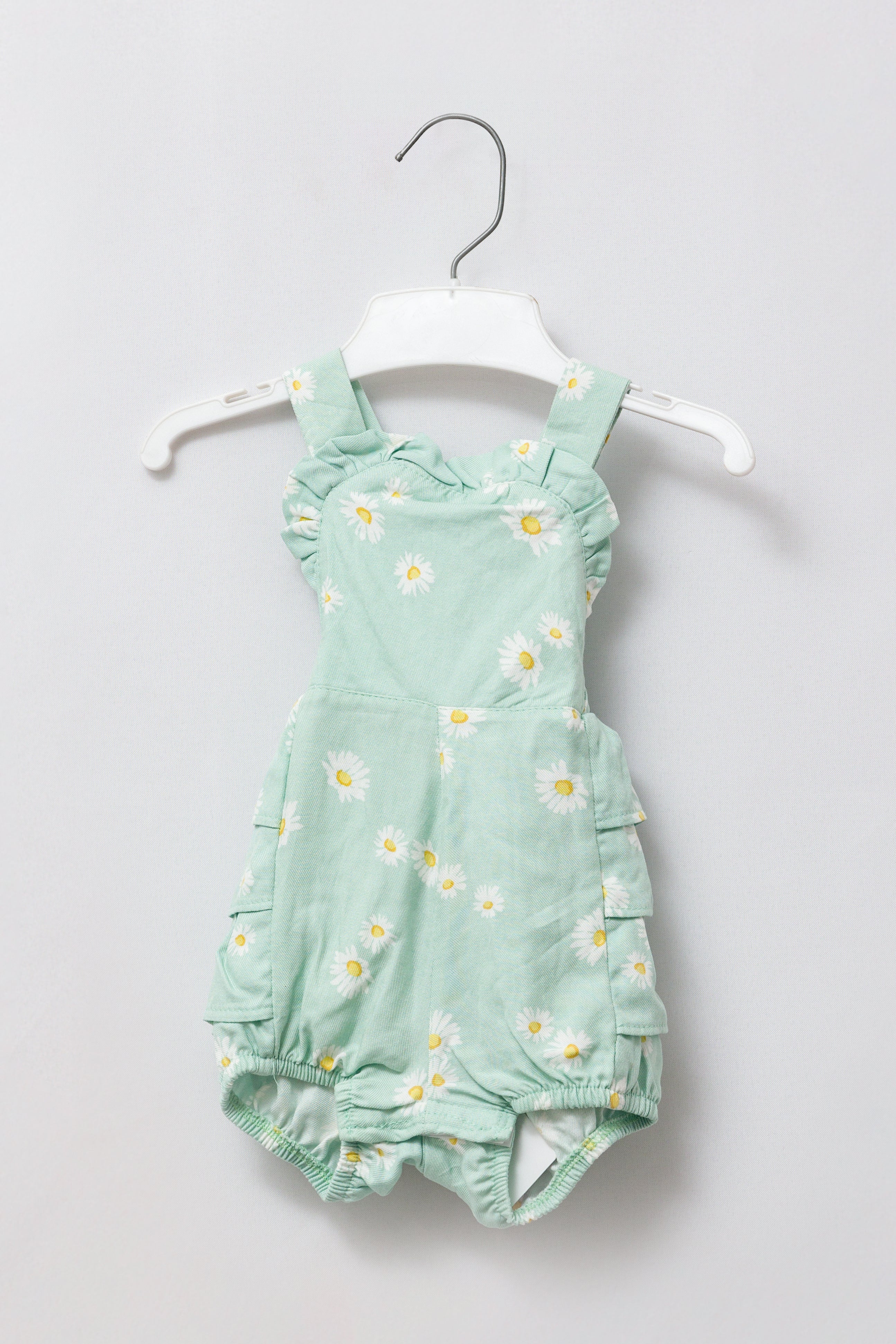Mint Daisy Frill Romper