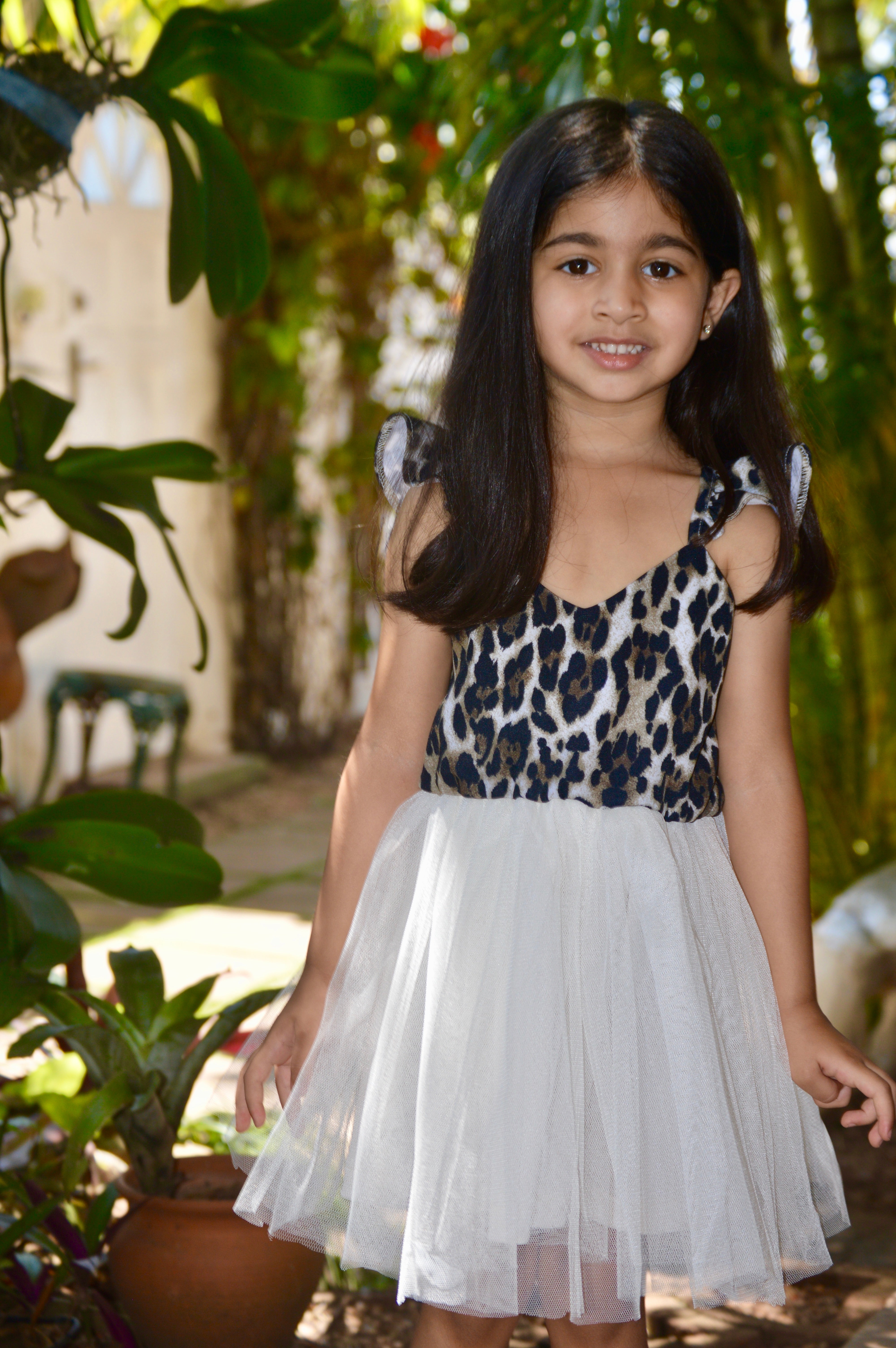 Leopard Tulle Dress