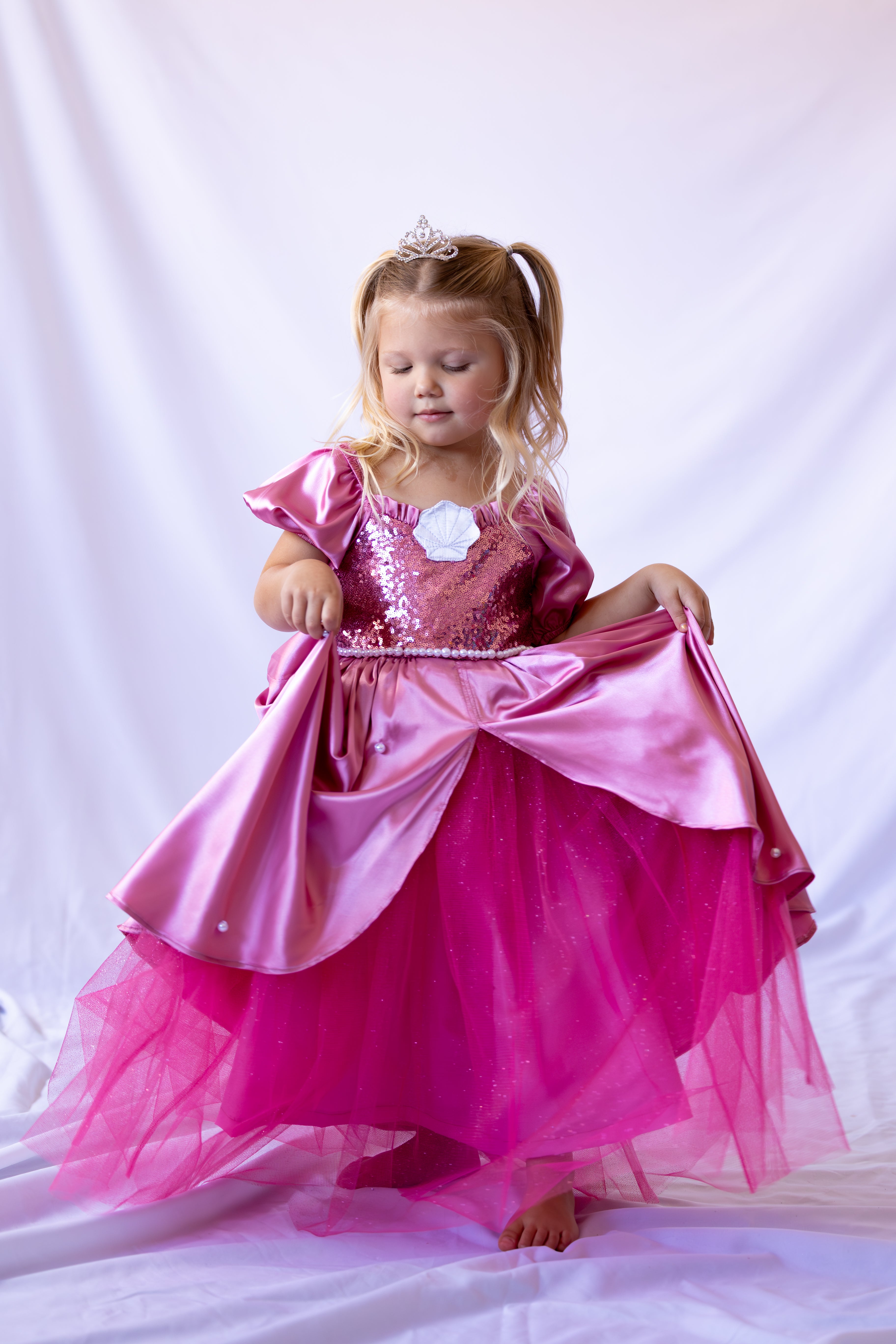 Pink Ariel Inspired Princess Dress