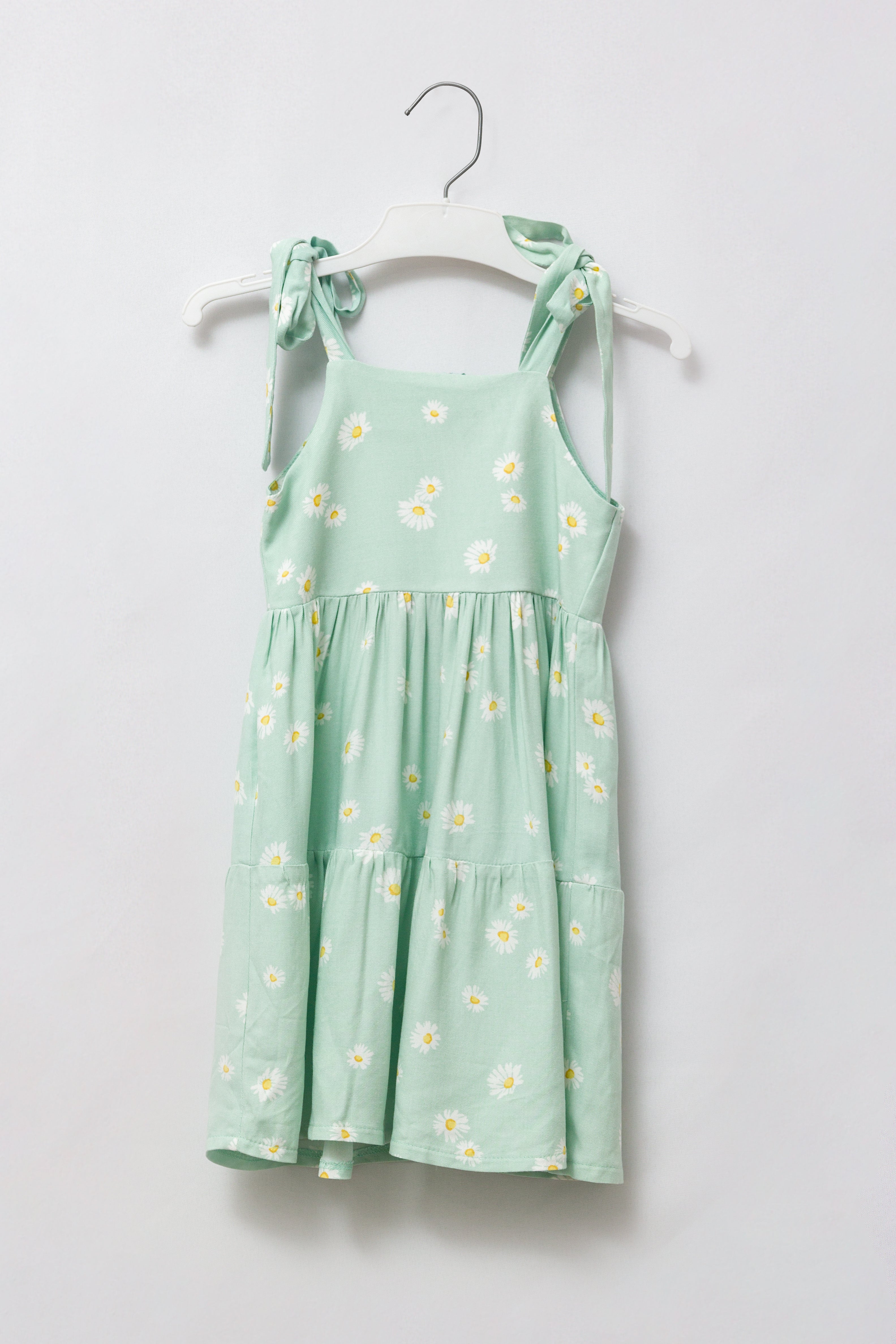 Mint Daisy Tie Dress