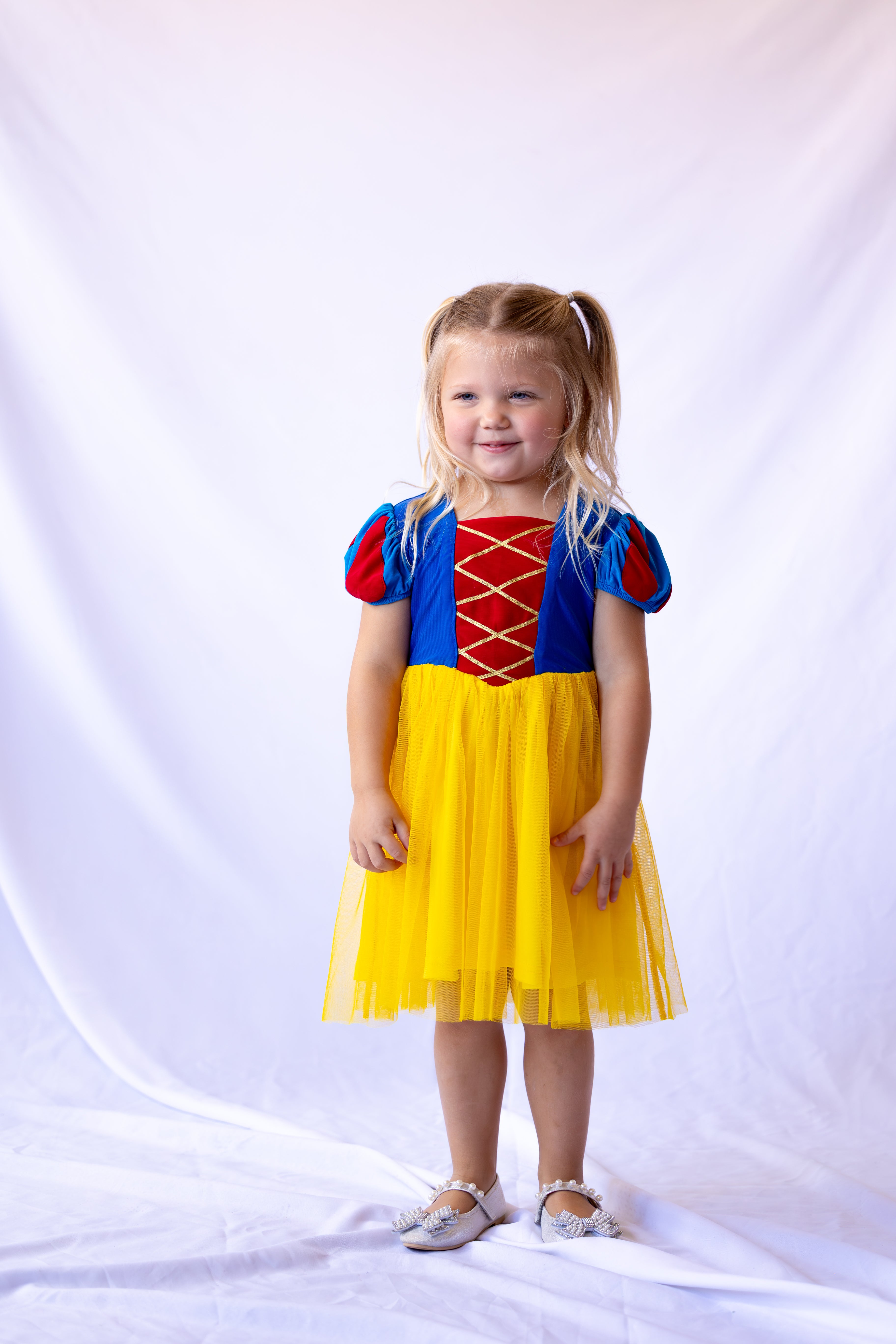 Snow White Inspired Princess Twirl Dress
