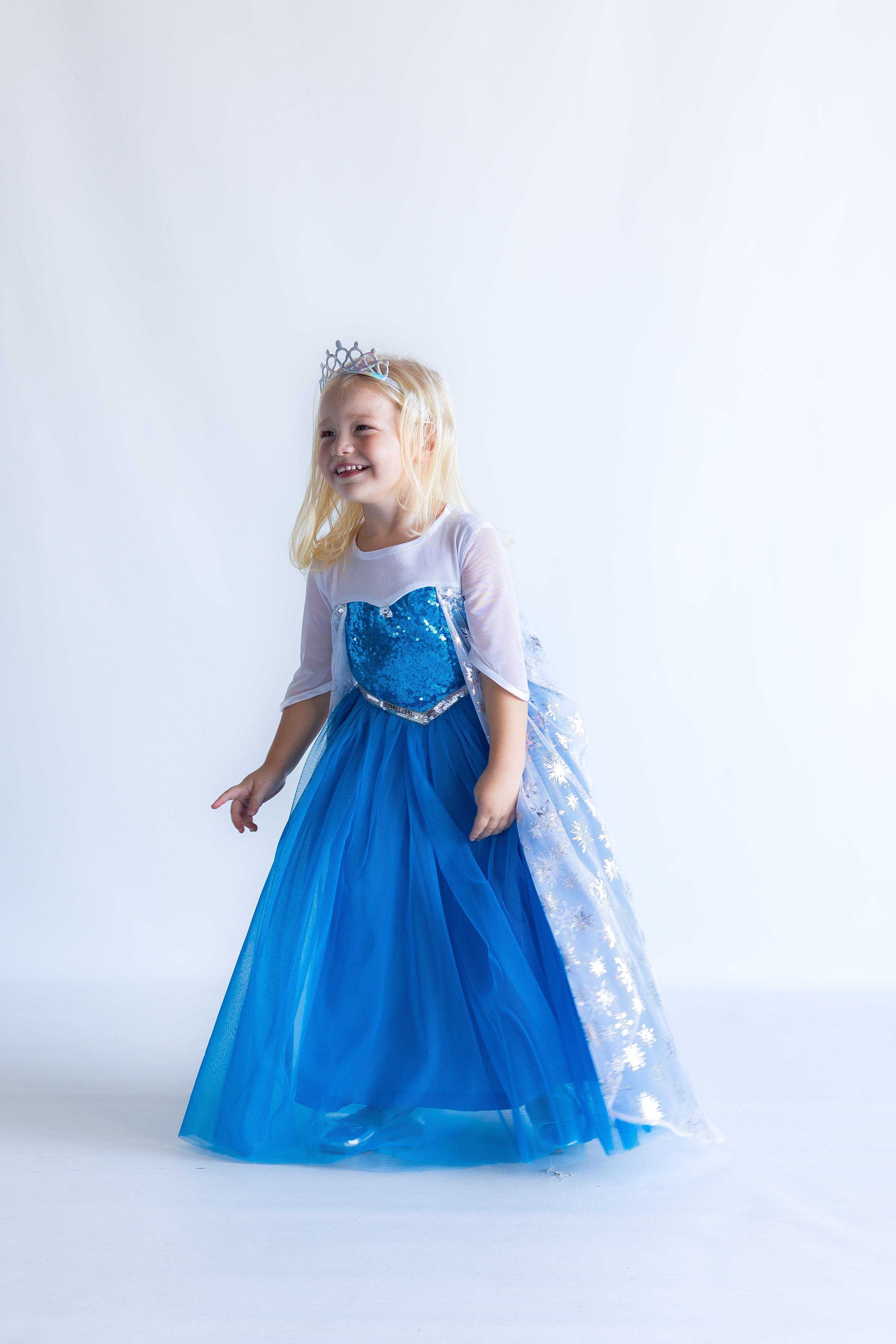 Elsa Inspired Princess Dress (New)
