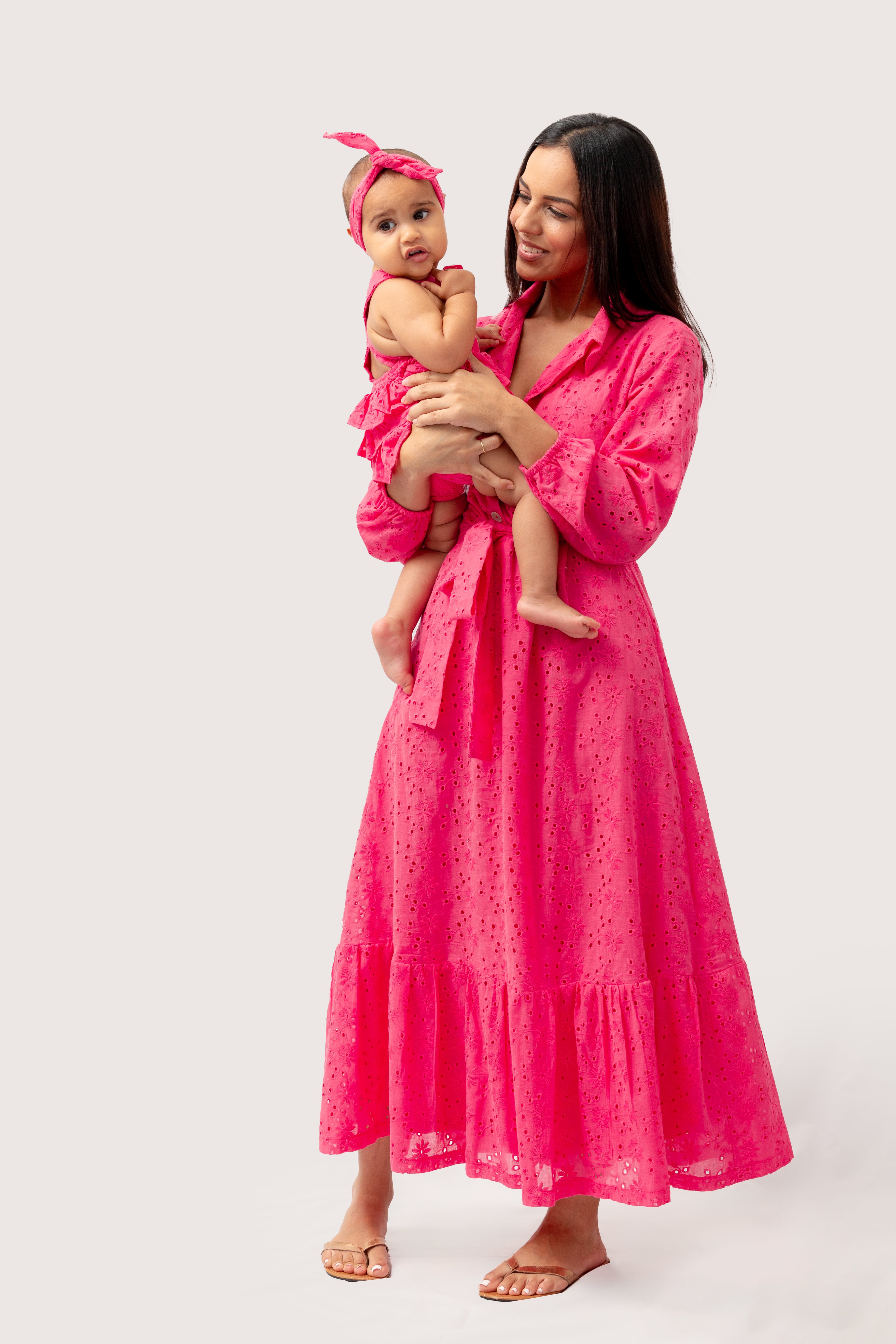 Pink Anglaise Ladies Dress