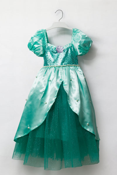 Ariel green dress costume best sale