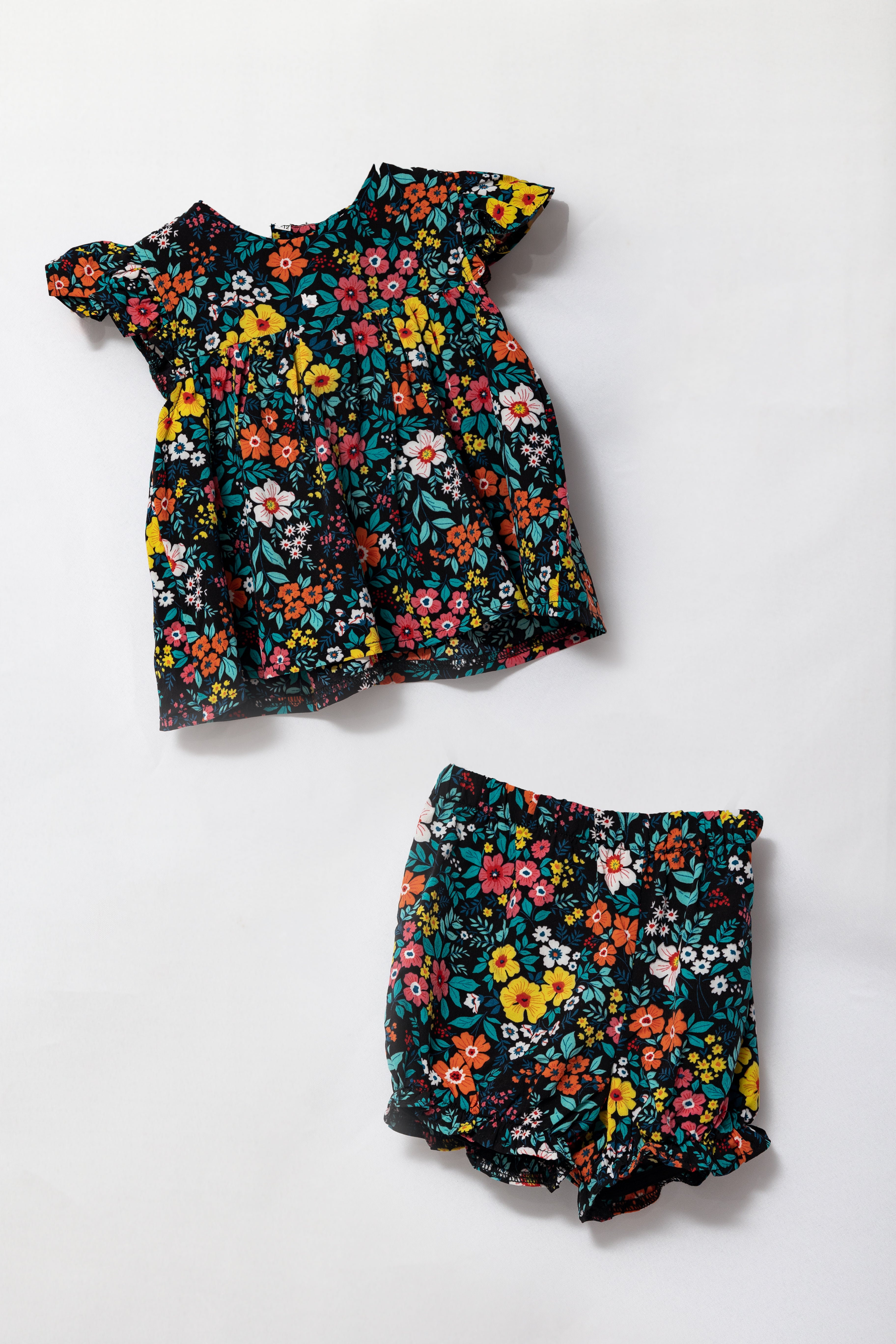 Forest Floral Top & Bloomer Set