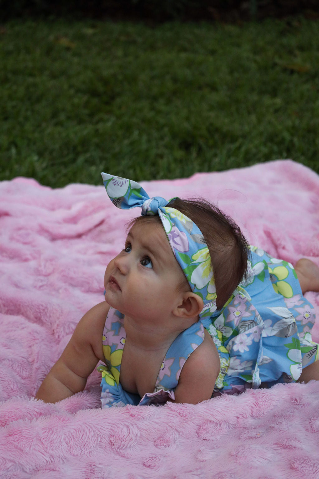 Pastel Floral Frill Romper
