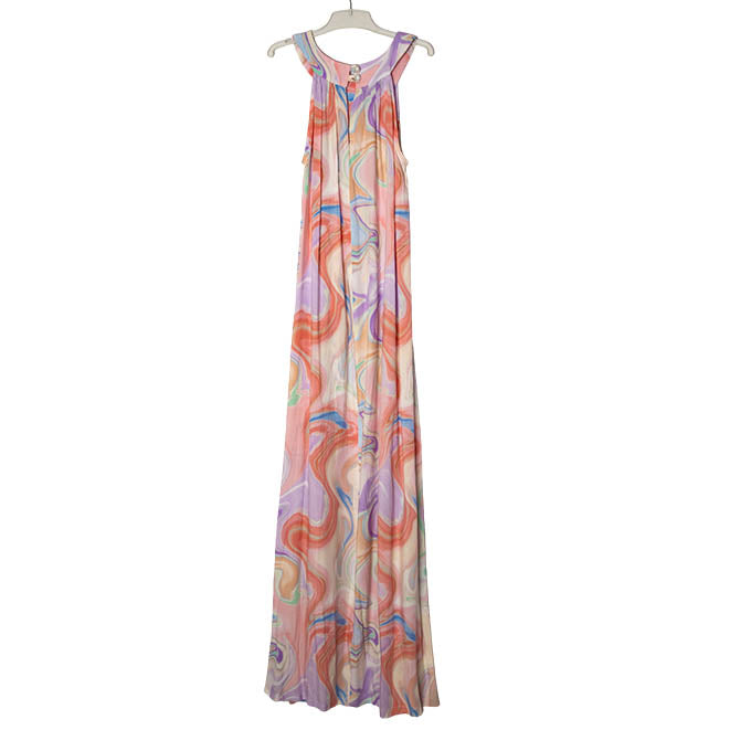 Tie-Dye Horseshoe Ladies Dress