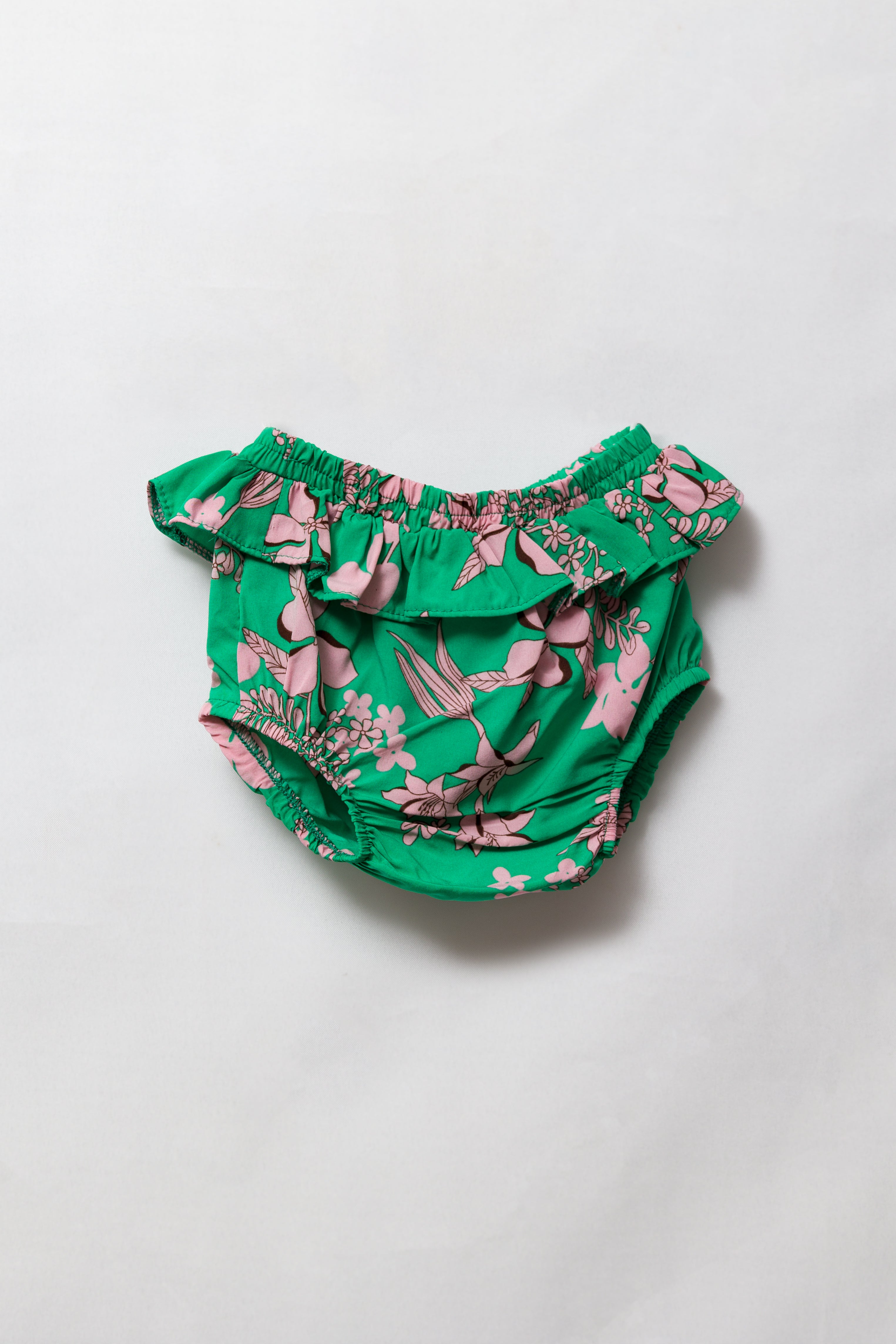 Green & Pink Floral Bloomers