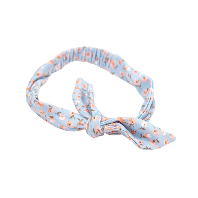 Pastel Blue Floral Headband