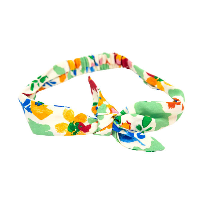 Green Floral Headband