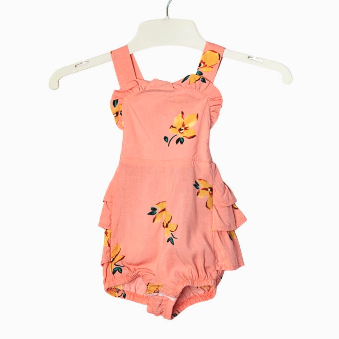Pastel Pink Frill Romper