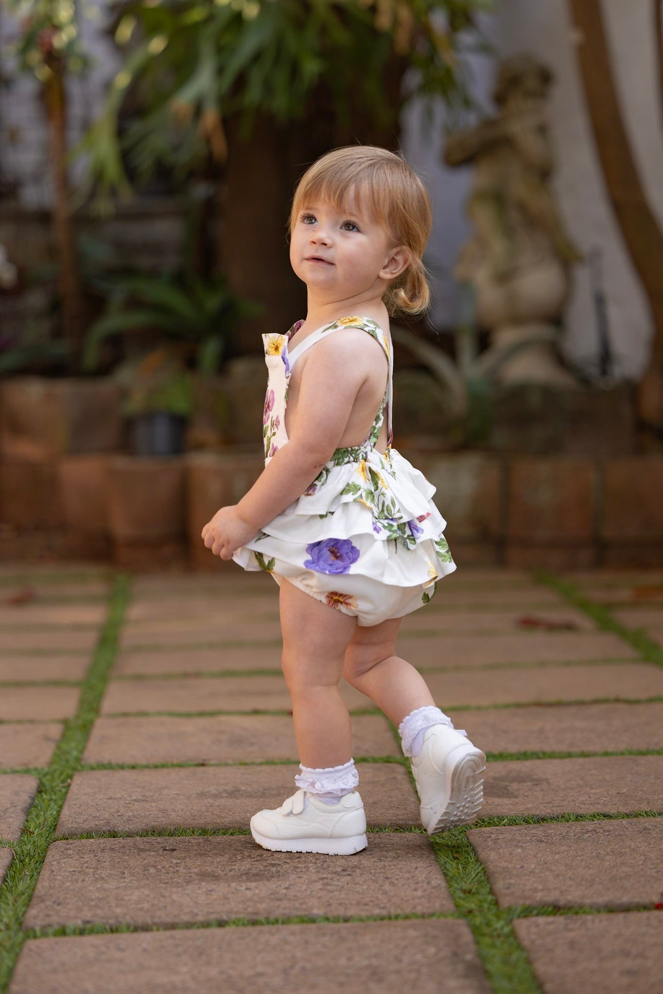 Stella Romper- Floral Print