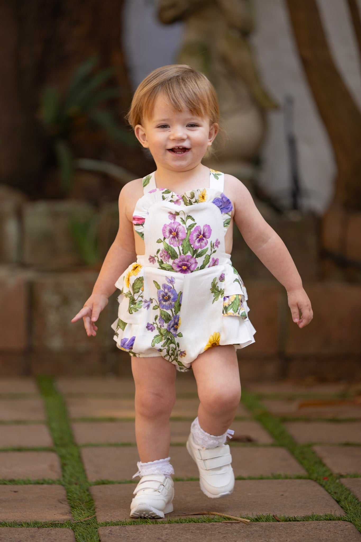 Stella Romper- Floral Print